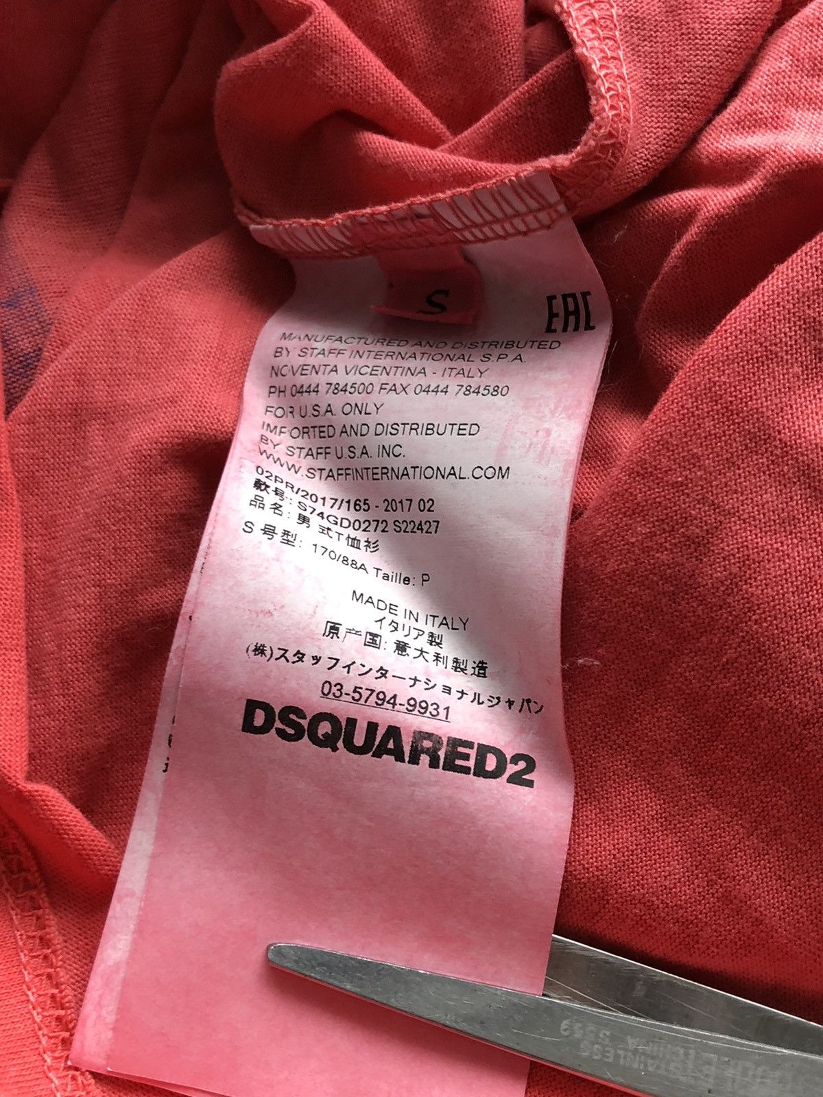 Dsquared2 Dsquared2 Vintage T shirt very rare Made in Italy Size US S / EU 44-46 / 1 - 6 Thumbnail