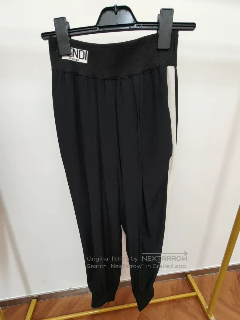 Fendi Fendi Striped logo casual pants Size 25" / US 0 / IT 36 - 1 Thumbnail