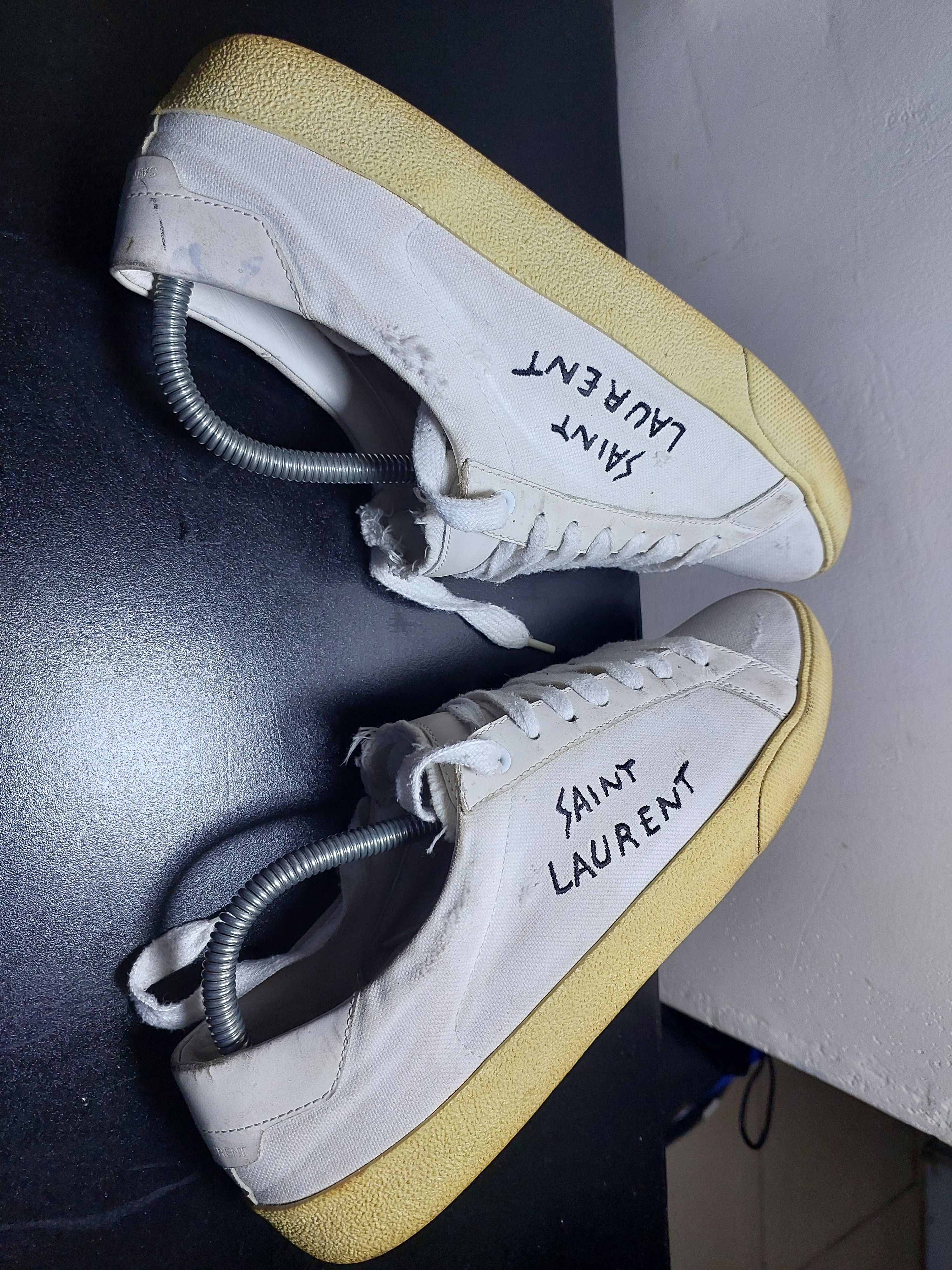 Saint Laurent Paris SAINT LAURENT Distressed Canvas Size US 6.5 / EU 39-40 - 7 Thumbnail