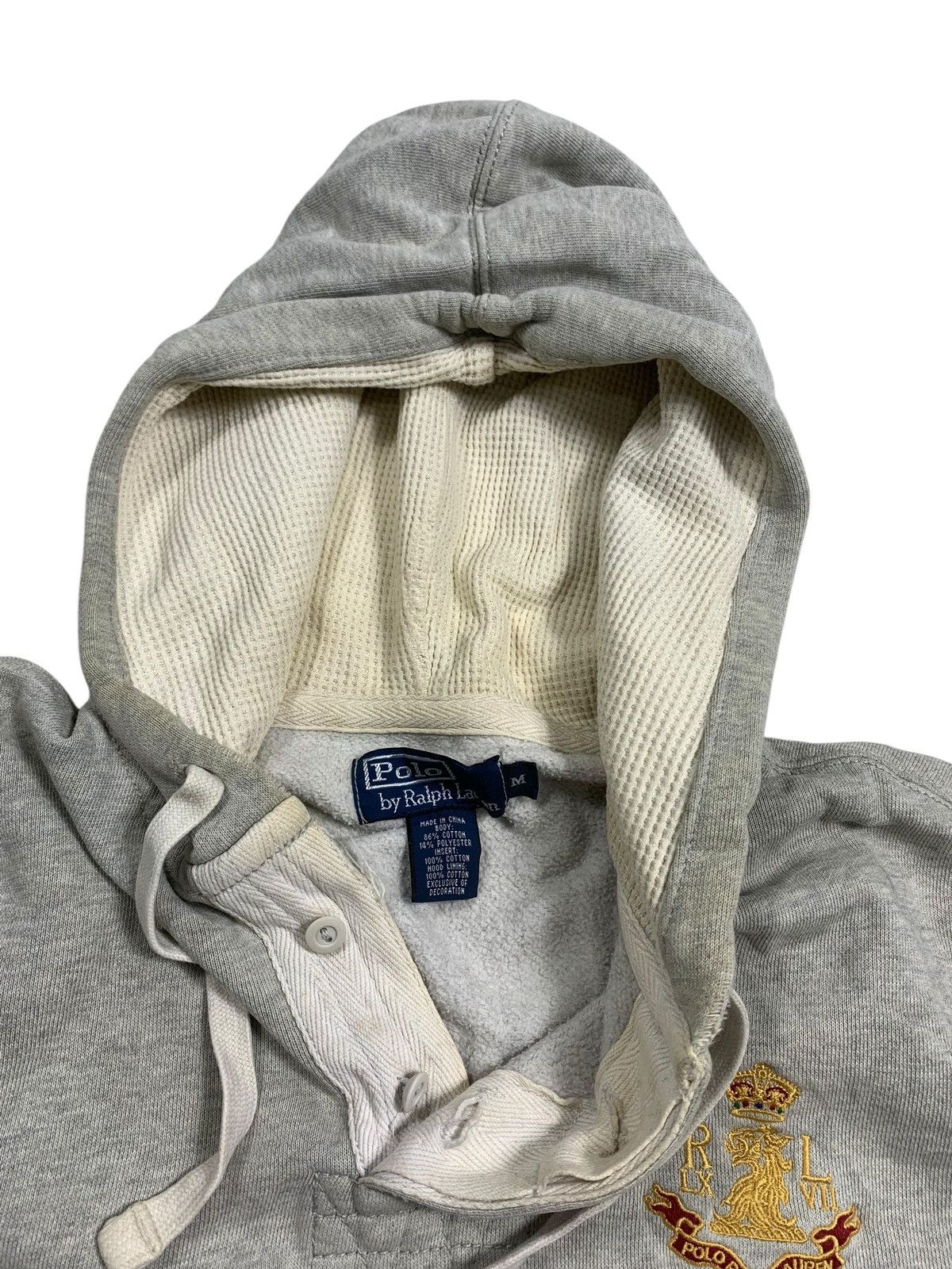 Polo Ralph Lauren Vintage Polo Ralph Lauren Box fit Logo striped y2k hoodie Size US M / EU 48-50 / 2 - 5 Thumbnail