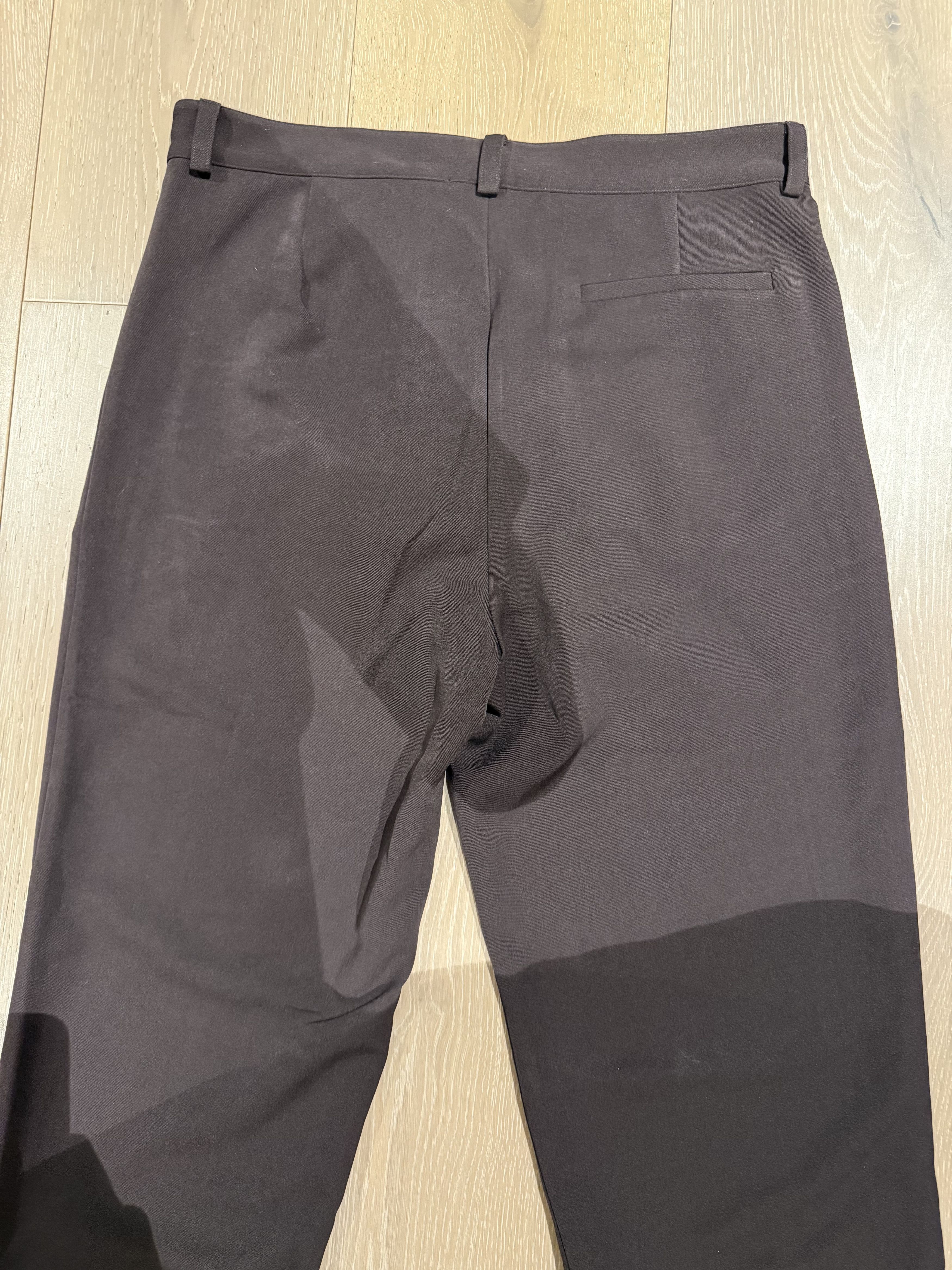 Libero 💚 Libero Pleated Brown Wool Pants Large NEW Size US 32 / EU 48 - 6 Thumbnail