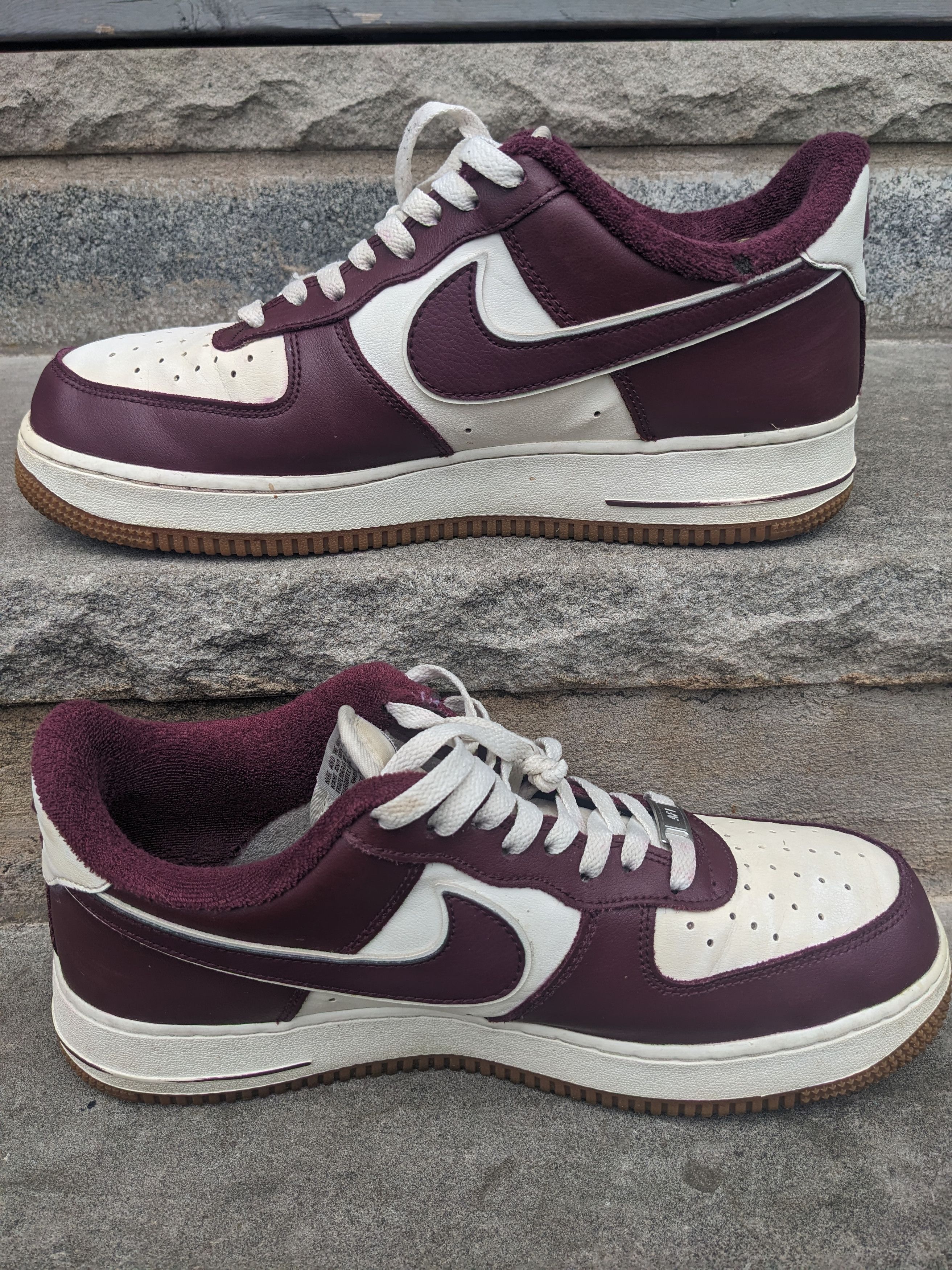 Designer × Nike Nike Air Force 1 Sneaker Men's 10 Low College DQ7659-102 Size US 10 / EU 43 - 2 Thumbnail