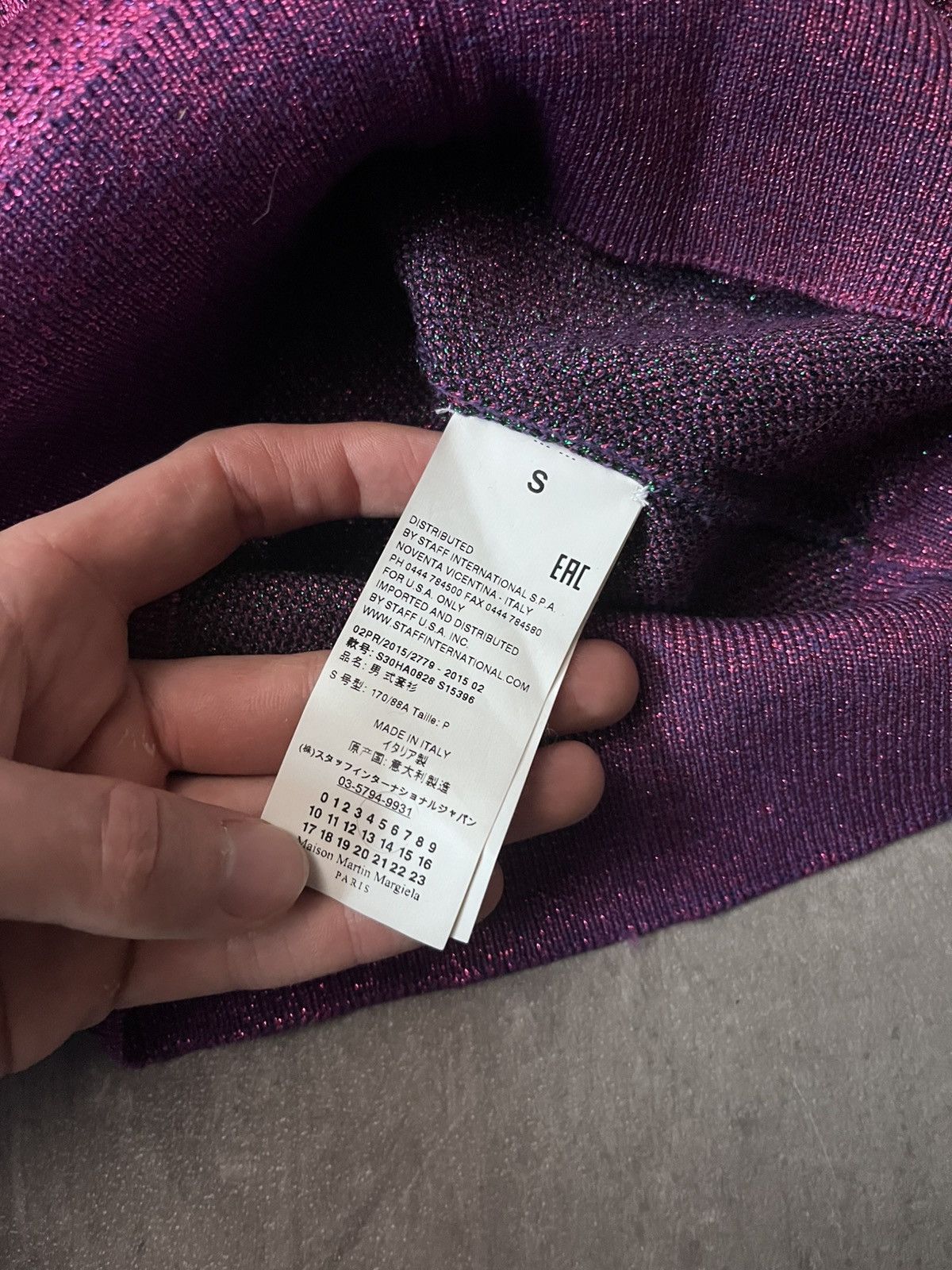 Maison Margiela Maison Margiela A/W 2015 Glitter lips sweater Size US S / EU 44-46 / 1 - 11 Thumbnail