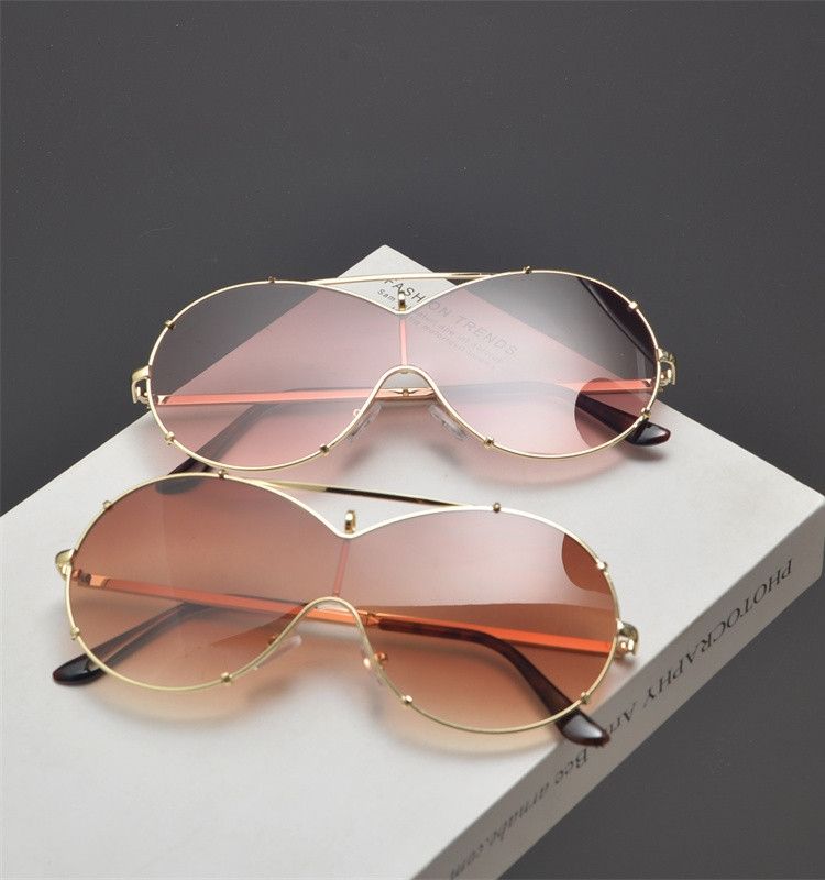 Electric Visual Hip-hop Street ins style custom avant-garde sunglasses Size ONE SIZE - 5 Thumbnail