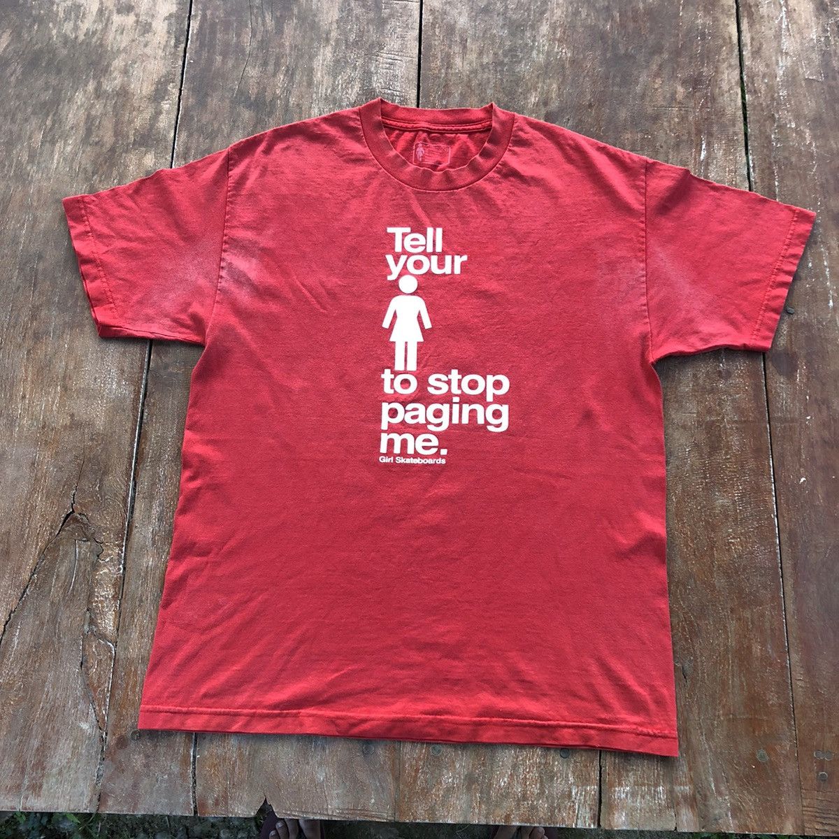 Girl Skateboards Vintage Thrashed Faded Girl Skateboards Rare T Shirt Size US L / EU 52-54 / 3 - 2 Thumbnail