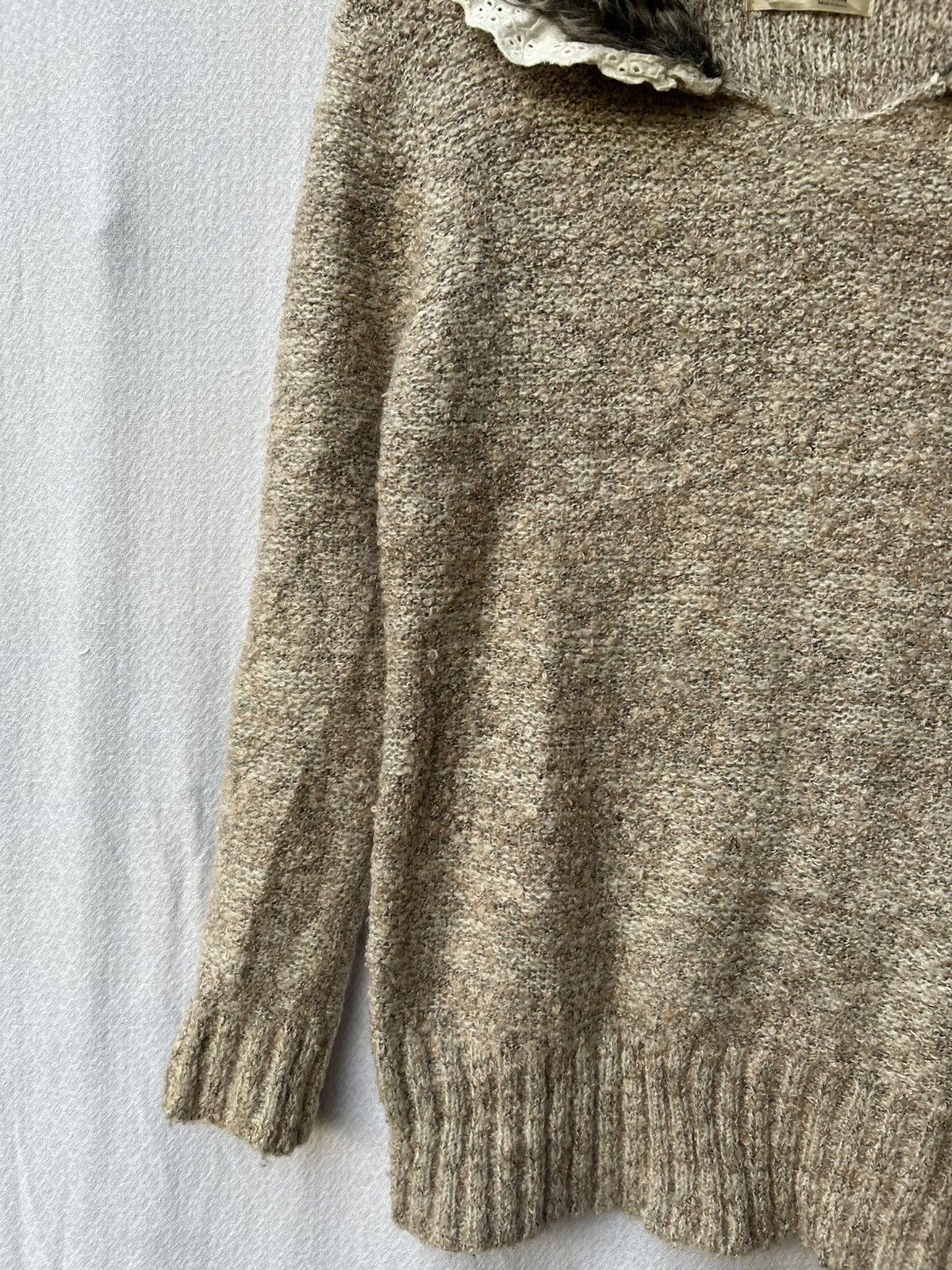 Japanese Brand Mohair Fuzzy Fur Gothic Knit Style Avantgarde Size US M / EU 48-50 / 2 - 3 Thumbnail