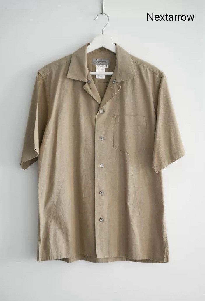 Yohji Yamamoto Yohji Yamamoto 05ss Short Sleeve Shirt 2412-Nextarrow Size US M / EU 48-50 / 2 - 1 Thumbnail