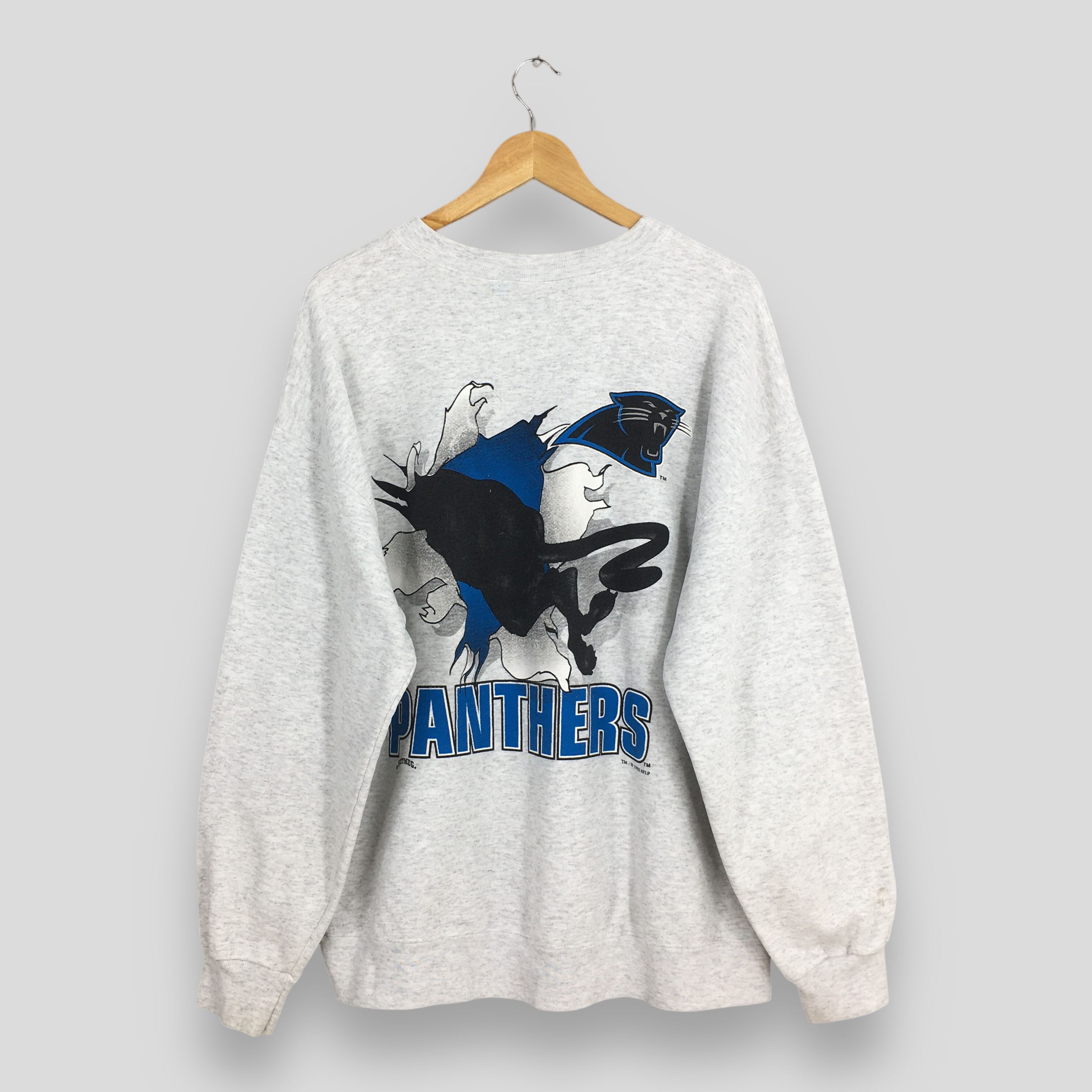NFL Vintage Carolina Panthers NFL Football Sweatshirt XLarge Size US XL / EU 56 / 4 - 7 Thumbnail