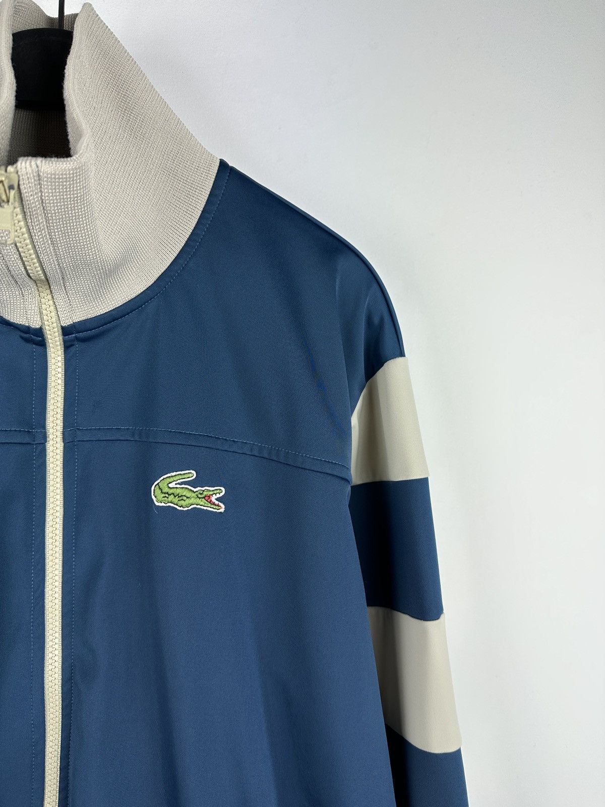 Lacoste × Vintage Vintage Y2K Lacoste Chemice Retro Zip Track Top Size US M / EU 48-50 / 2 - 3 Thumbnail