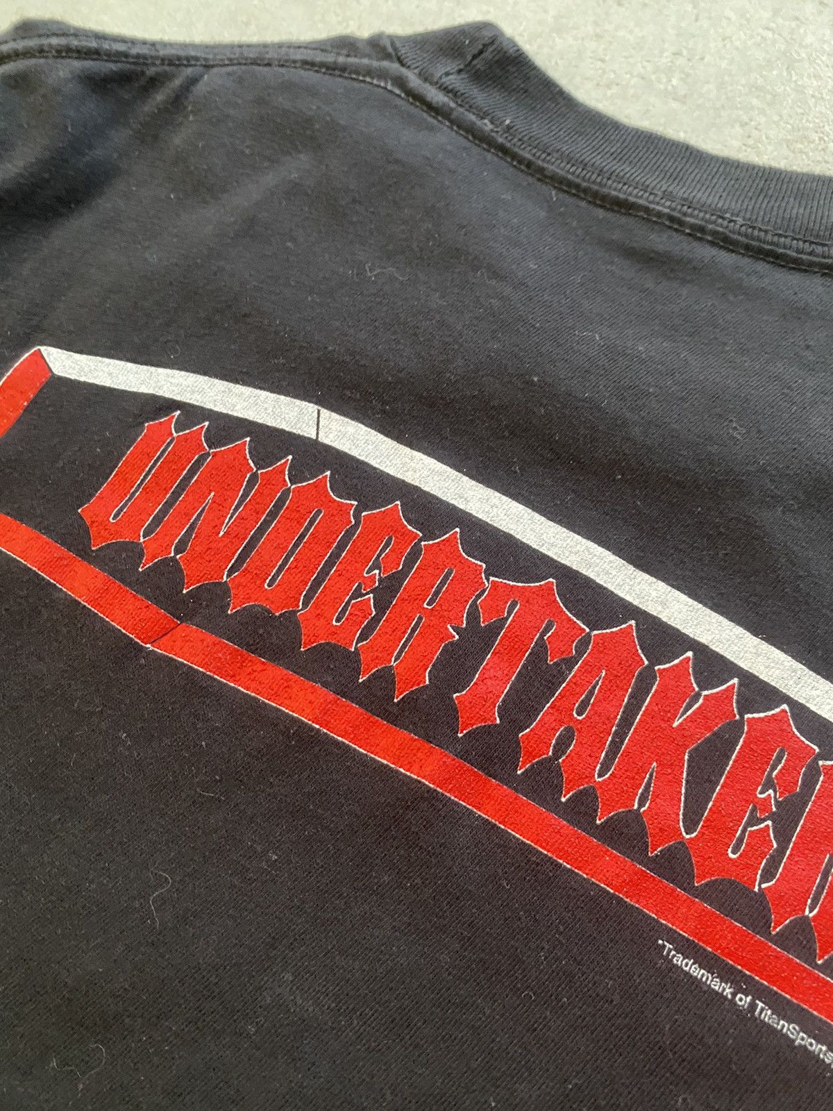 Band Tees × Vintage × WWE Undertaker 1992/1993 Vintage Titan Sport Tee Size US M / EU 48-50 / 2 - 8 Thumbnail