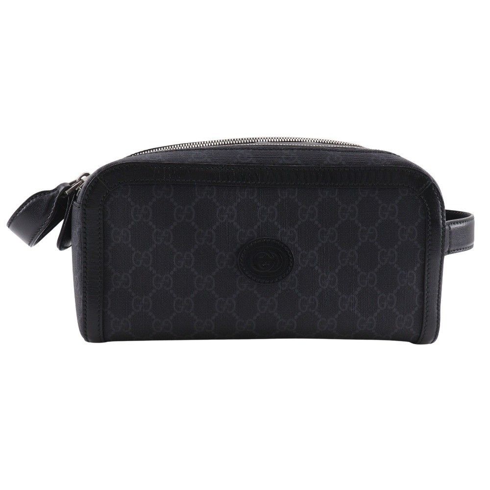Gucci Gucci Interlocking G Patch Zip Around Crossbody Bag GG Supreme Canvas Size ONE SIZE - 1 Thumbnail