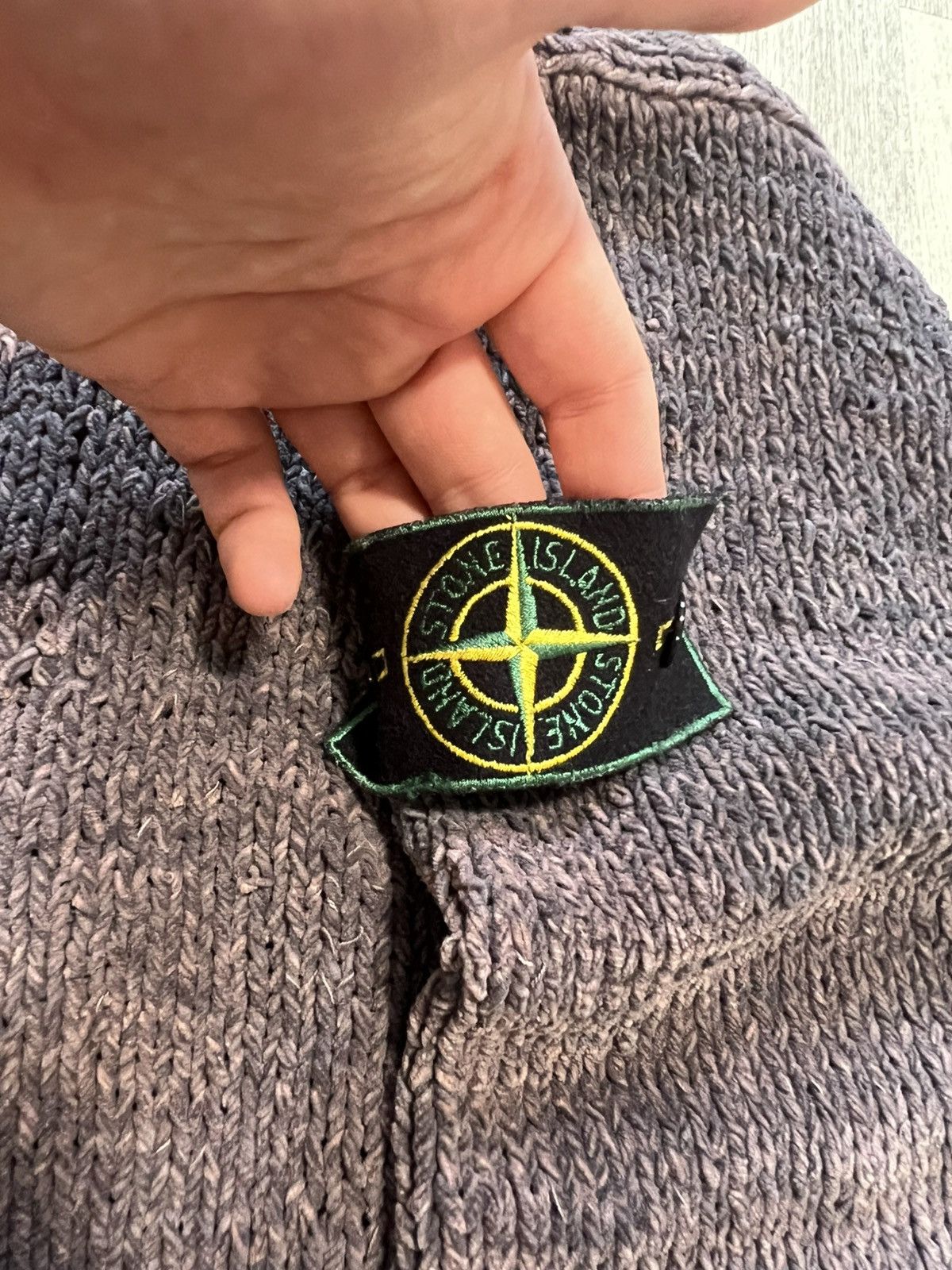 Stone Island Rare 1995 VINTAGE Stole Island knit sweater Size US M / EU 48-50 / 2 - 3 Thumbnail