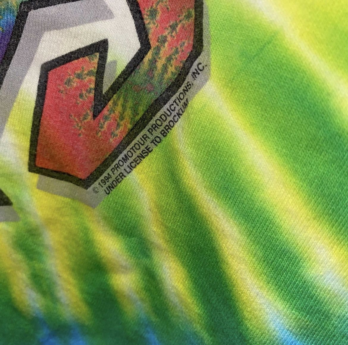 Liquid Blue × The Rolling Stones × Vintage Vintage Rolling Stones Liquid Blue Tie Dye 1994 Tour Promo Size US XL / EU 56 / 4 - 4 Thumbnail