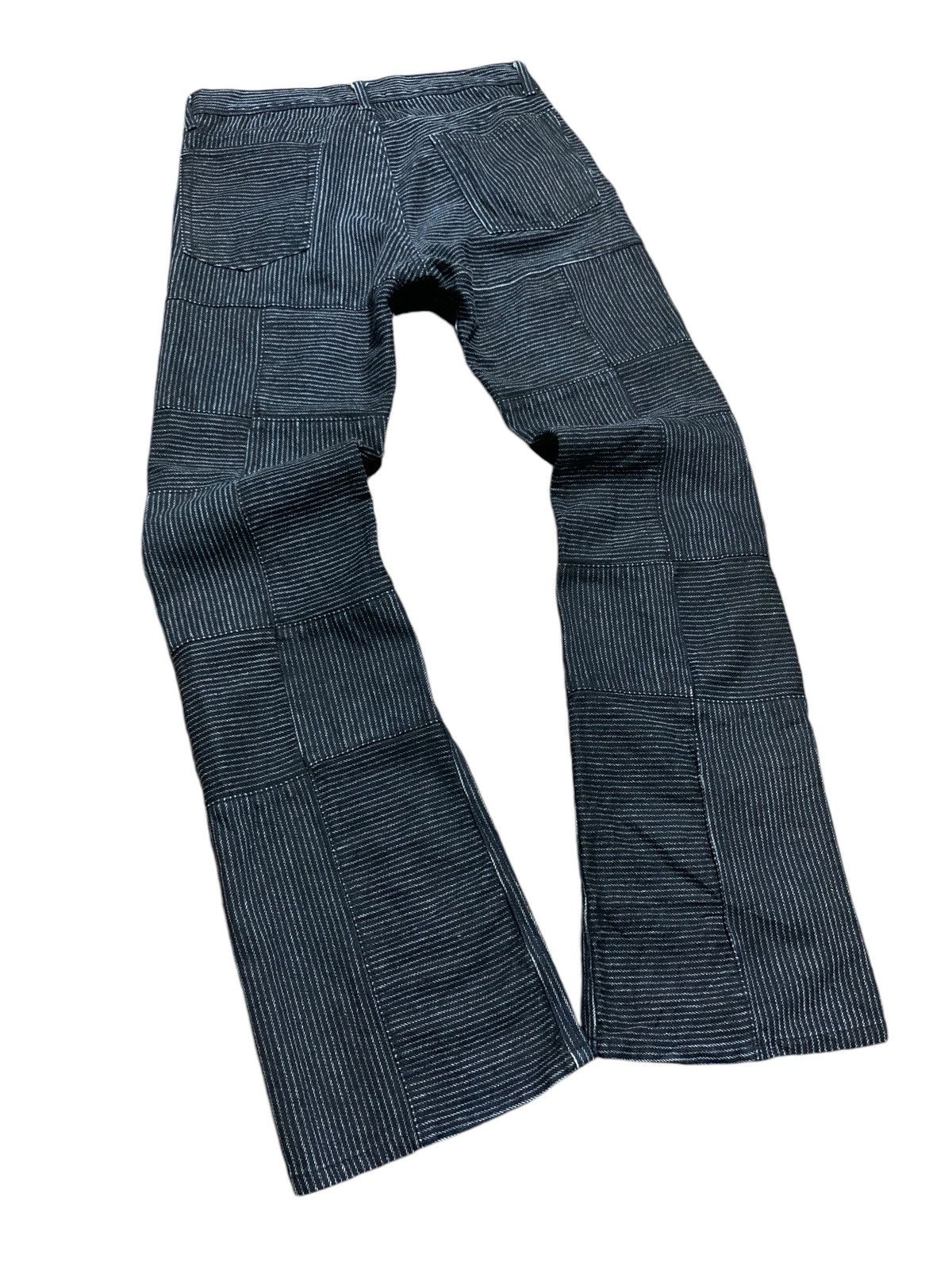 Hysteric Glamour Flare jeans The difference Ruppert patchwork striped Size US 31 - 7 Thumbnail