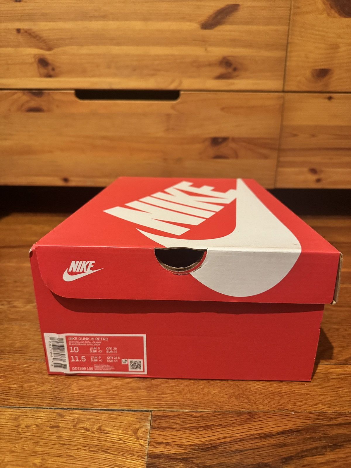 Nike Nike Dunk Retro High-top Sneaker Panda Size US 10 / EU 43 - 2 Thumbnail