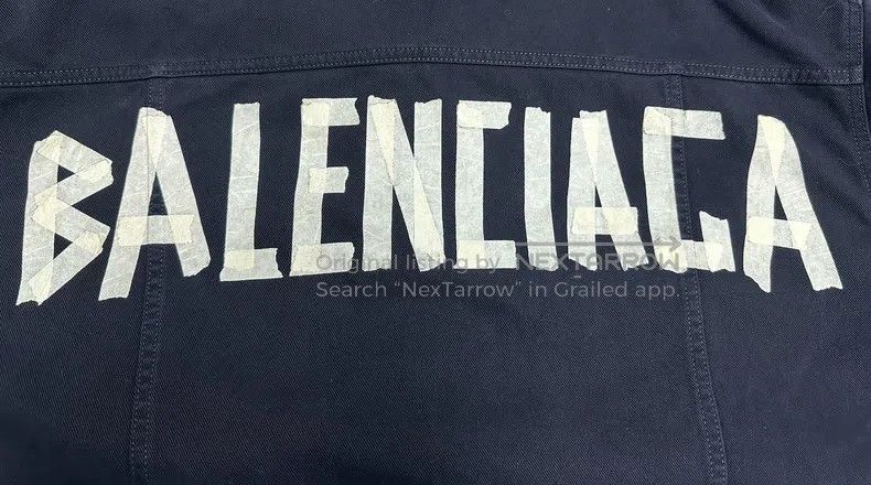 Balenciaga Balenciaga Tape Duct Tape Masking Tape Series Letter Print Size US S / EU 44-46 / 1 - 3 Thumbnail