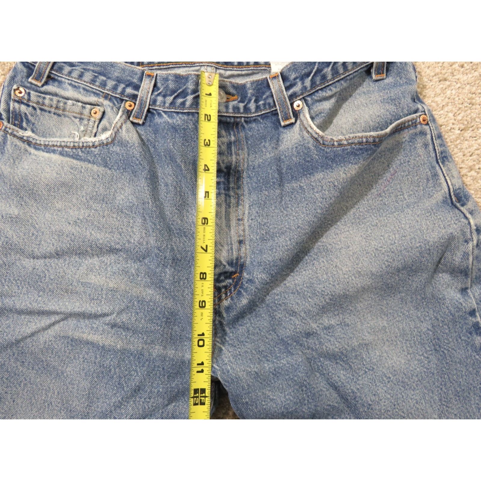 Levi's VTG Levi's 505 Jeans Denim Straight Leg 33x25.5 Men's Blue Reg Fit USA Vintage 2001 Size US 33 - 5 Thumbnail