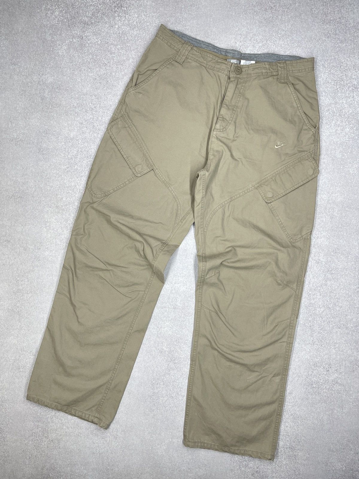Nike Vintage Nike Cargo Pants Beige Drill Y2K TECH ACG TN Size US 36 / EU 52 - 1 Thumbnail