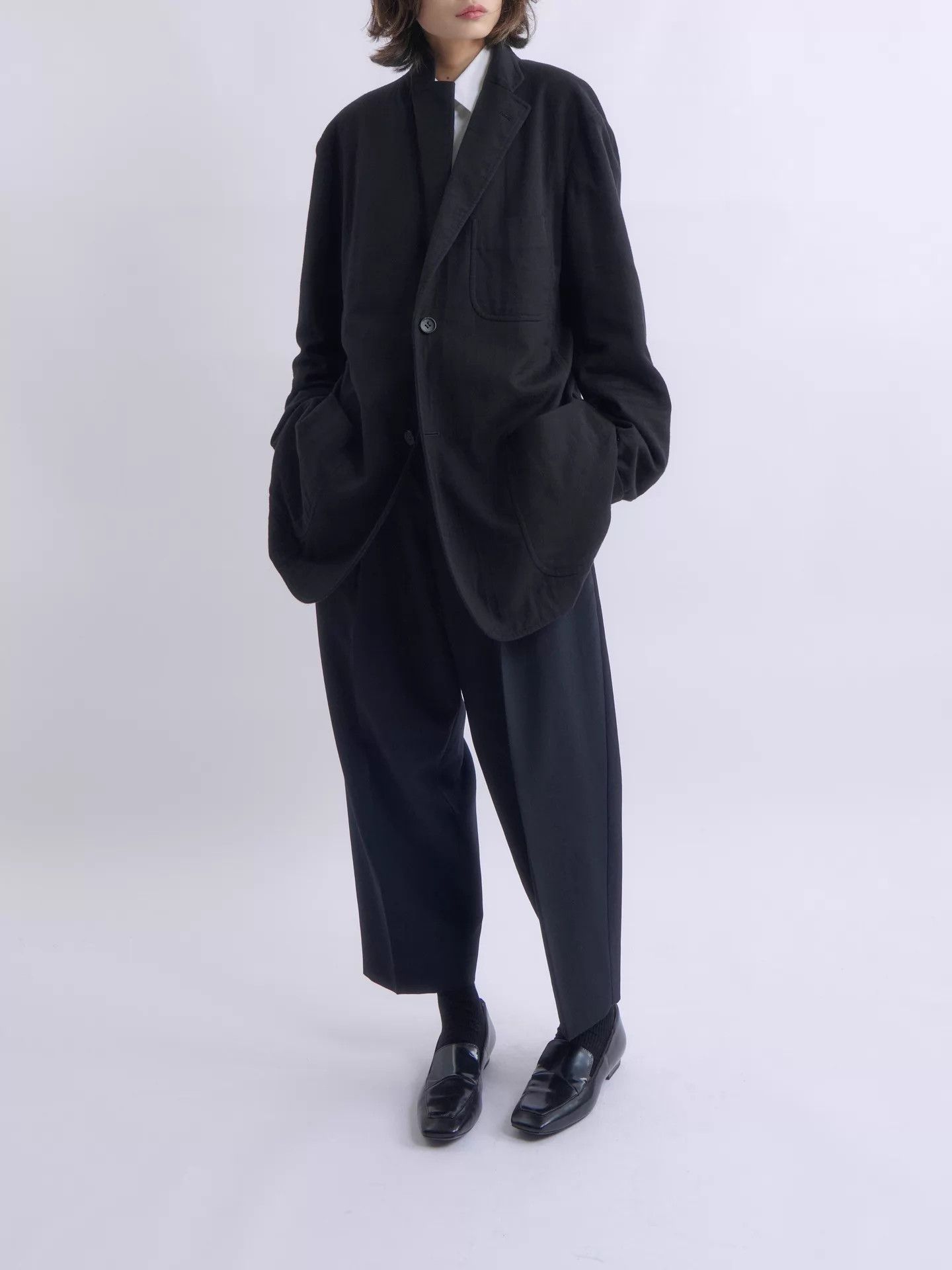 Issey Miyake ISSEY MIYAKE 00s Vintage Japanese Black Soft Blazer Size US XL / EU 56 / 4 - 7 Thumbnail
