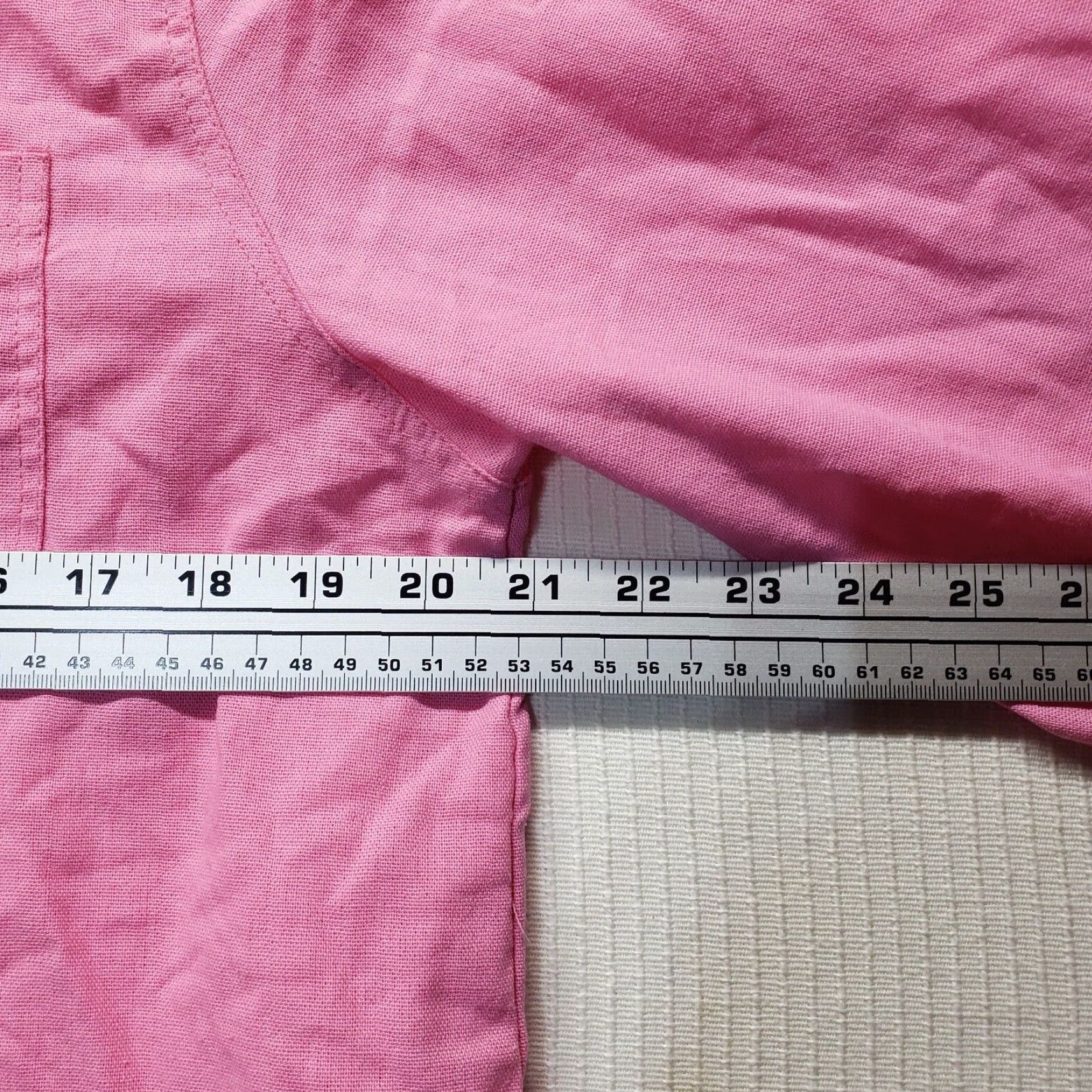 Vintage Vintage Pink Button-Up Shirt Women's XL Long Sleeve Casual Fall Spring Winter Size XL / US 12-14 / IT 48-50 - 5 Thumbnail