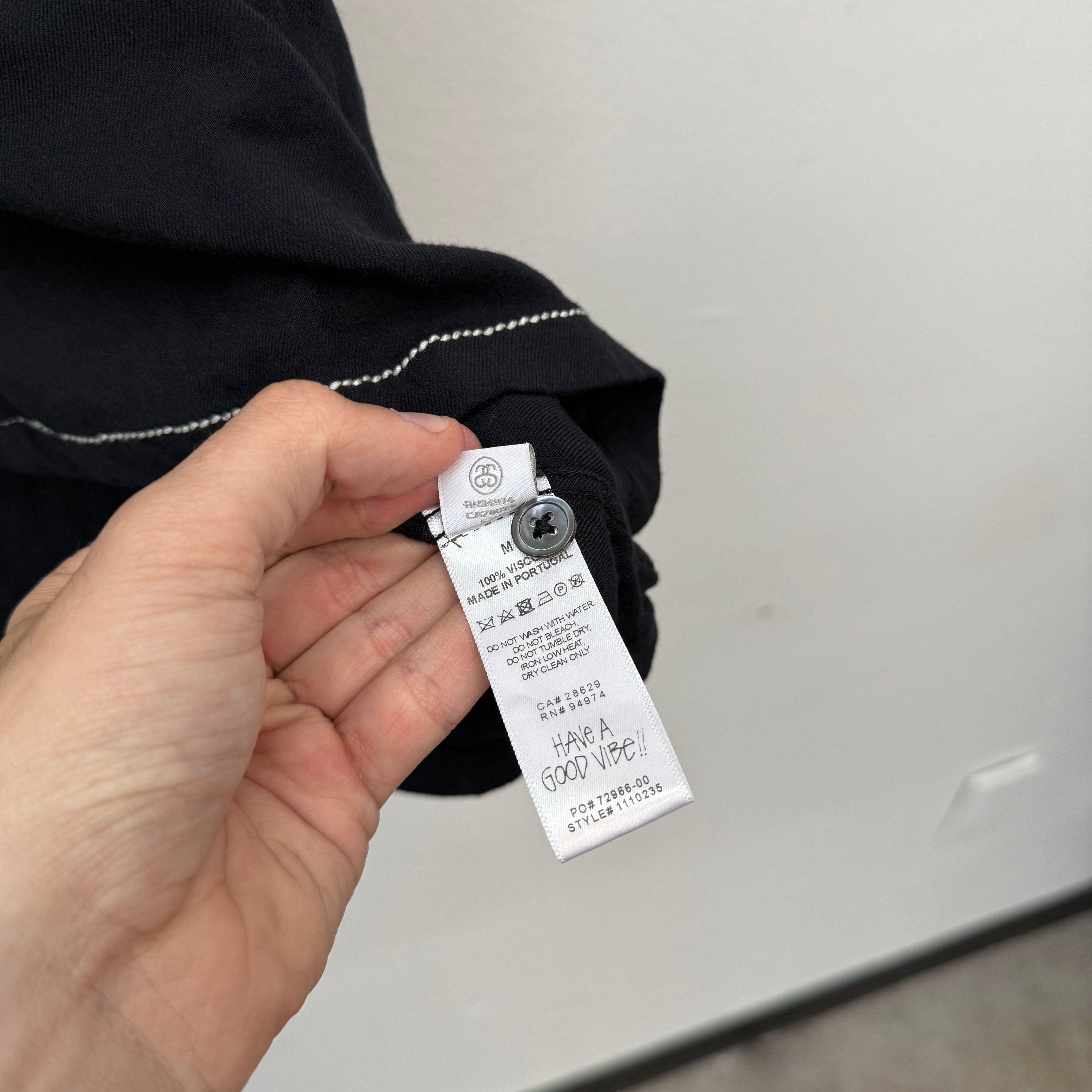 Stussy Stussy Contrast Pic Stitched Button Up Shit - Size M Size US M / EU 48-50 / 2 - 6 Thumbnail