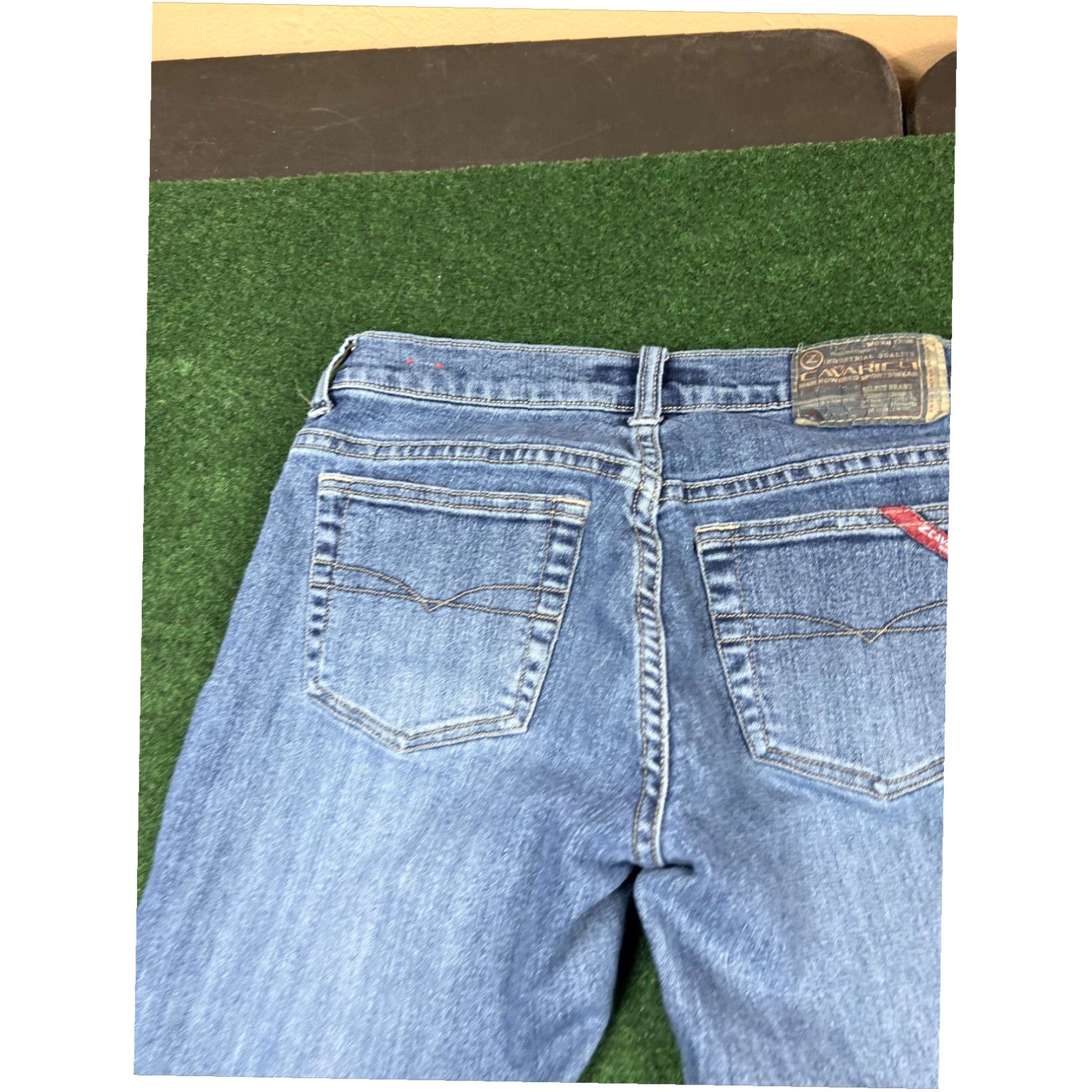 Vintage Vintage 90s Z Cavaricci Jeans Bootcut Blue Womens Size 5 Measure 26x25 Size 27" / US 4 / IT 40 - 2 Thumbnail