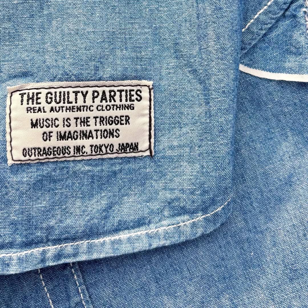 Wacko Maria Wacko Maria Guilty Parties Chambray Selvedge Shirt Blue Size US L / EU 52-54 / 3 - 6 Thumbnail