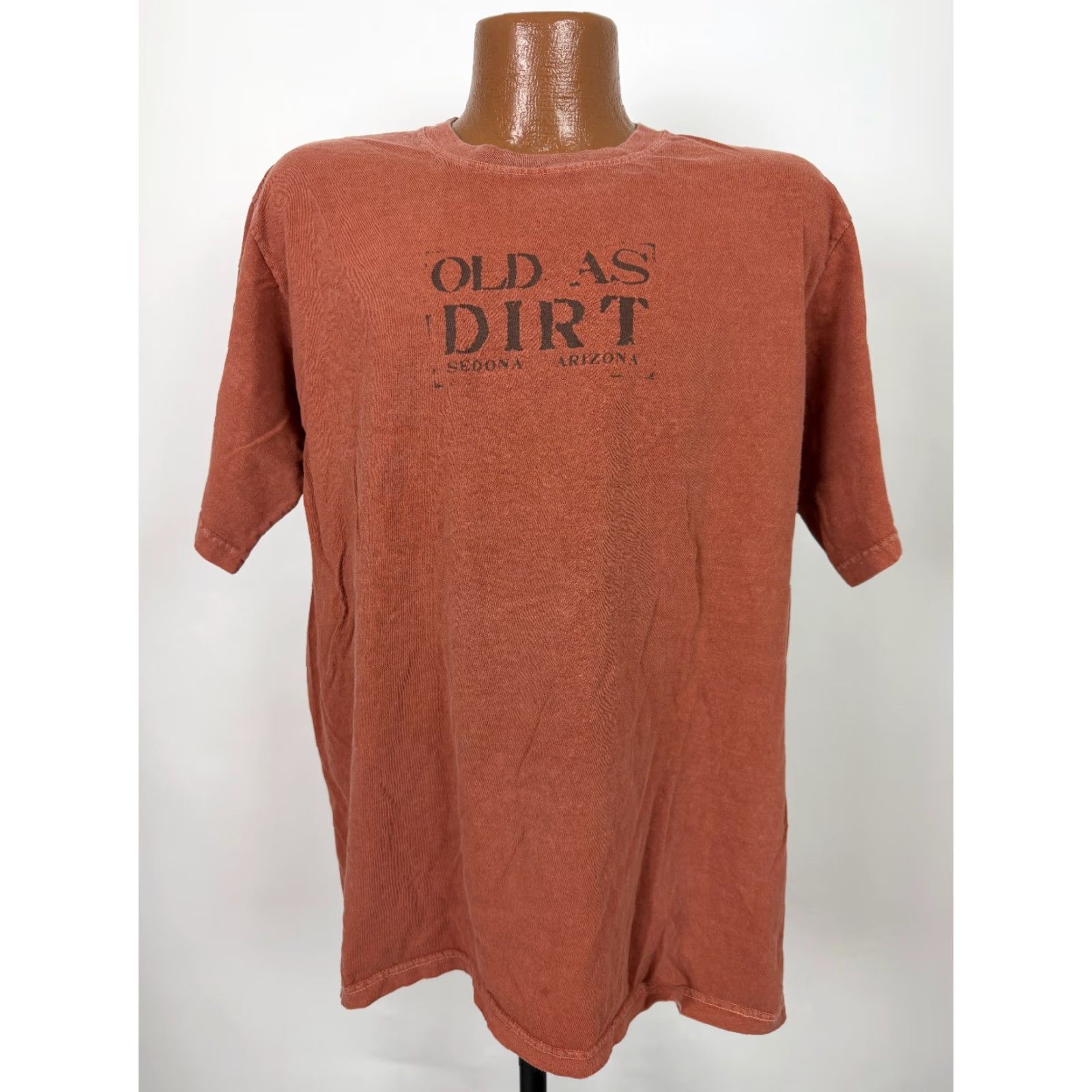Vintage VINTAGE Sedona Arizona Shirt Earth Creations T-Shirt Man Orange 90s Graphic Print Southwest Old As Dirt - Mens Large Size US L / EU 52-54 / 3 - 2 Thumbnail
