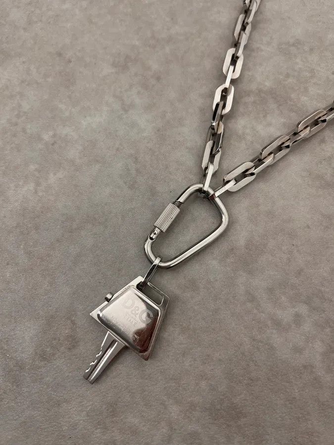 Dolce & Gabbana 2000s Dolce & Gabbana Chain Key Necklace Size ONE SIZE - 8 Thumbnail
