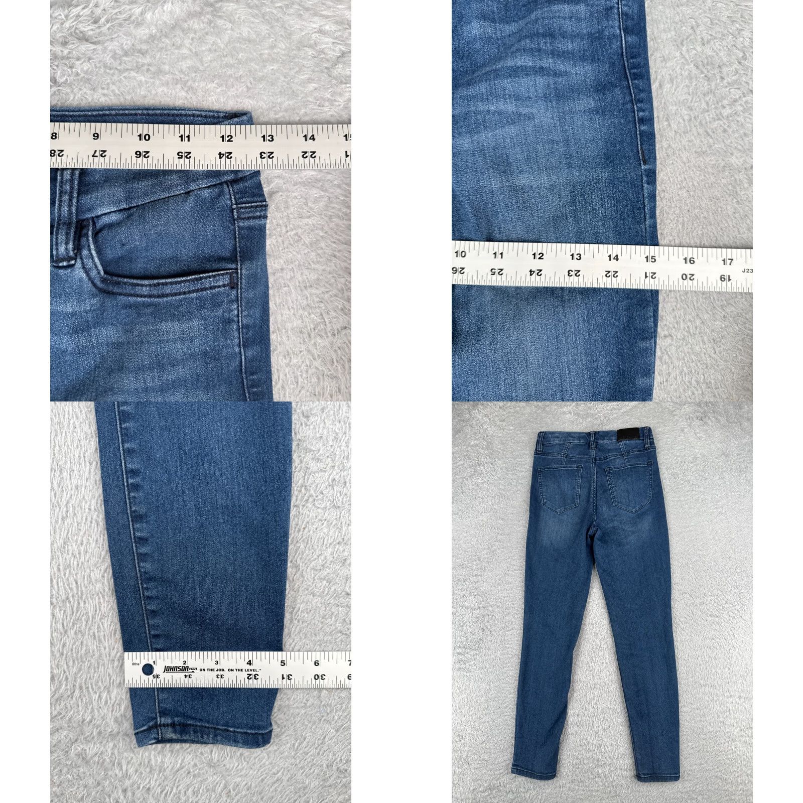 BCBGeneration BCBGeneration Jeans Juniors 3 Blue Denim High Rise Skinny Cotton 24x26 Jeans Womens Boyfriends? Size 26" / US 2 / IT 38 - 9 Thumbnail