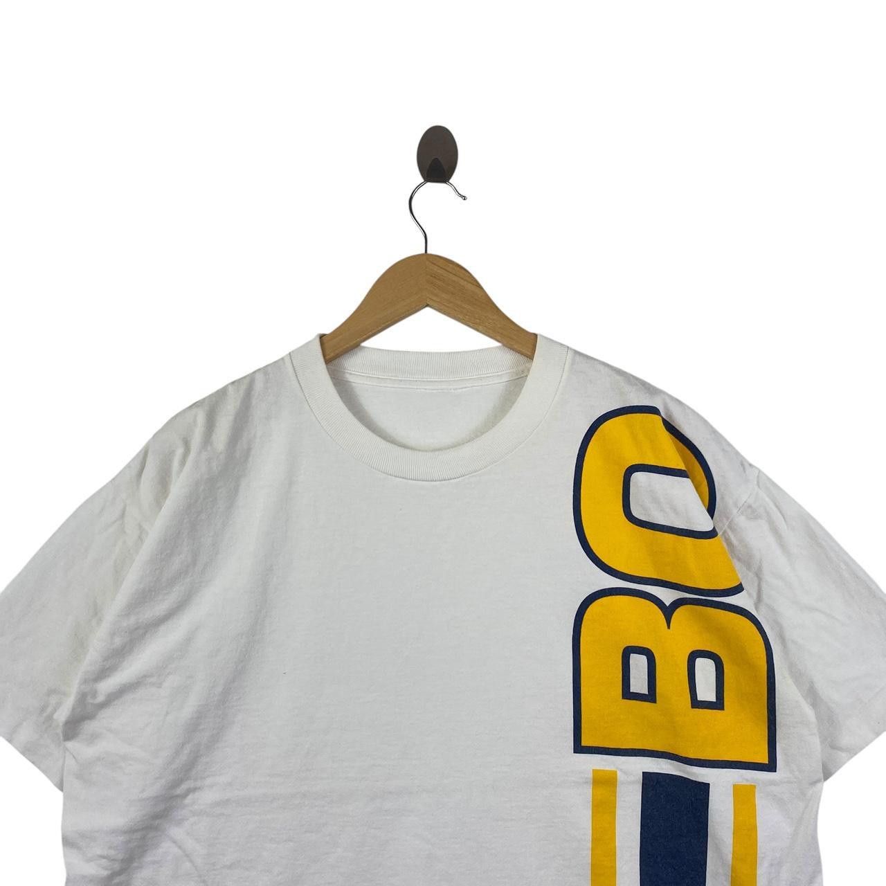 Vintage Vintage 90’ BOSS HUGO Hip Hop Rap Single Stitches Tee Shirt Size US XL / EU 56 / 4 - 2 Thumbnail