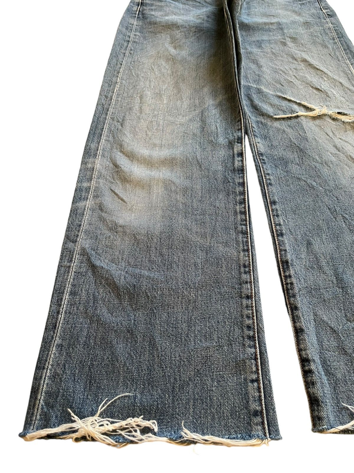 Levi's Vintage 80s Levis 502 Big E Selvedge Baggy Jeans Size US 31 - 7 Thumbnail