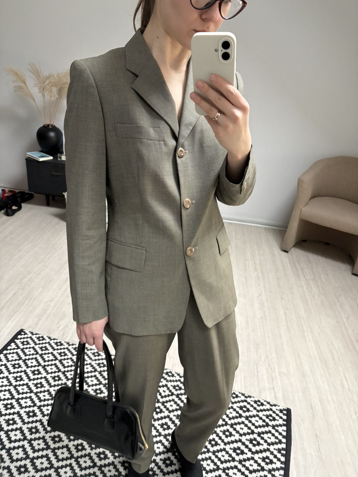 Max Mara Max Mara Suit Set Blazer And Pants Virgin Wool Size IT 42 Size M / US 6-8 / IT 42-44 - 3 Thumbnail