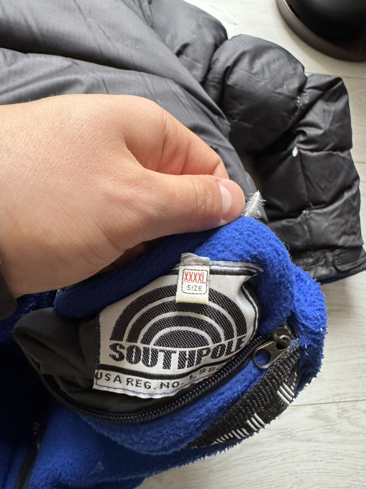 Japanese Brand Rare 4XL Southpole Reversible Puffer Down Jacket Size US XXL / EU 58 / 5 - 17 Thumbnail