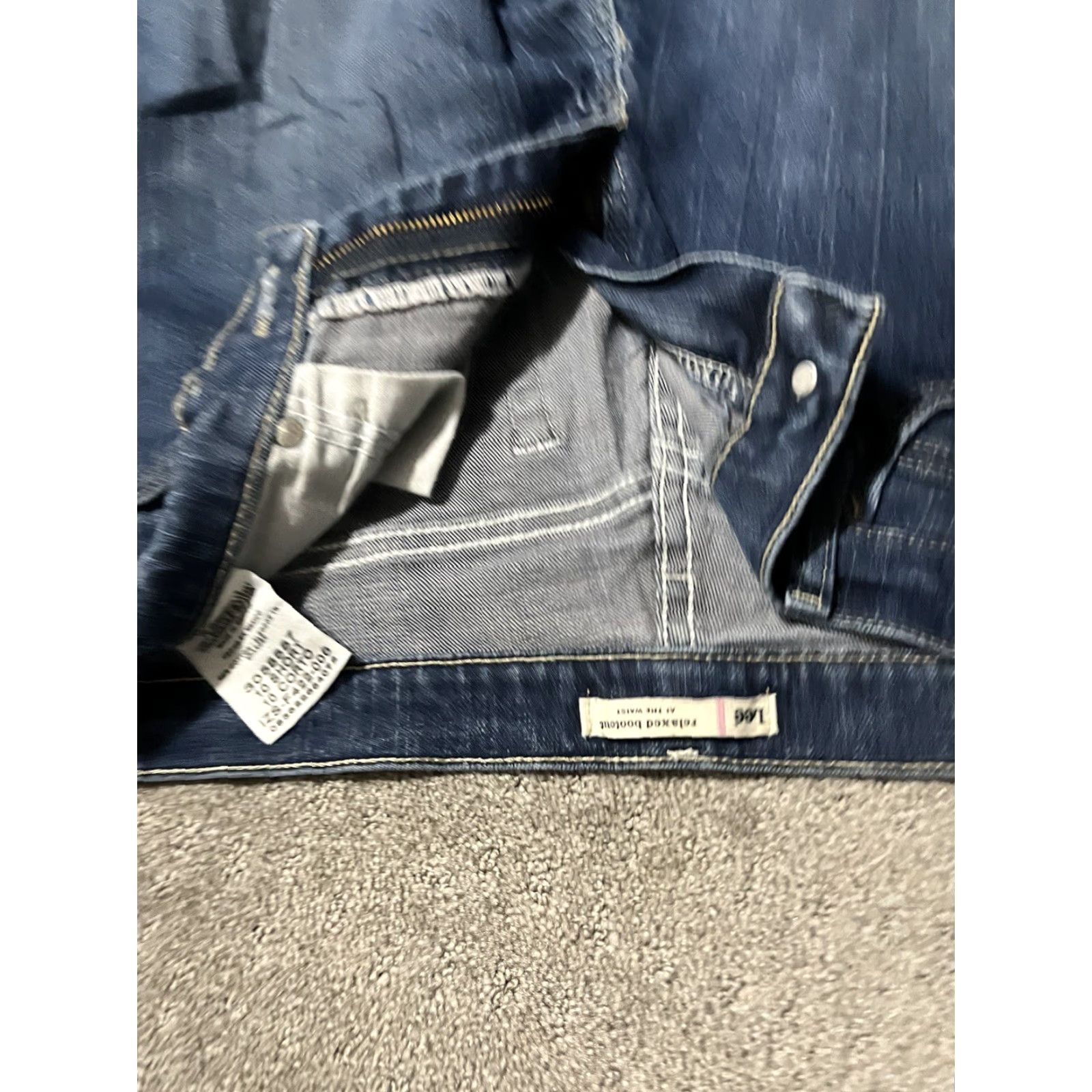 Lee Lee Jeans Womens 10 Short Blue Denim Relaxed Bootcut Waist High Rise Size 32" / US 10 / IT 46 - 5 Thumbnail