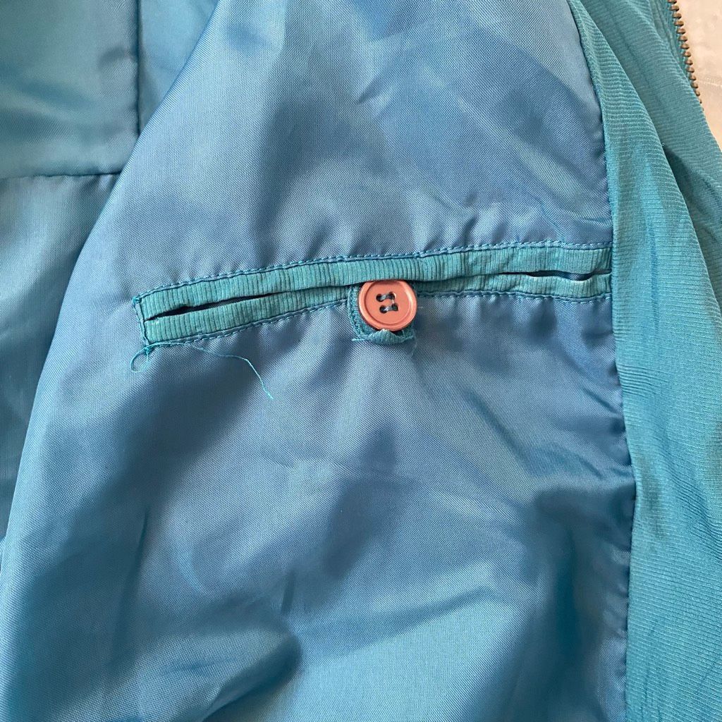 Other Visitor men L 100% Silk lightweight full zip vintage bomber Size US L / EU 52-54 / 3 - 9 Thumbnail