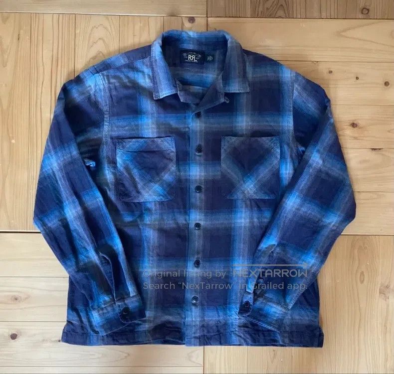 RRL Ralph Lauren RRL Ralph Lauren Blue checkered shirt Size US L / EU 52-54 / 3 - 1 Thumbnail