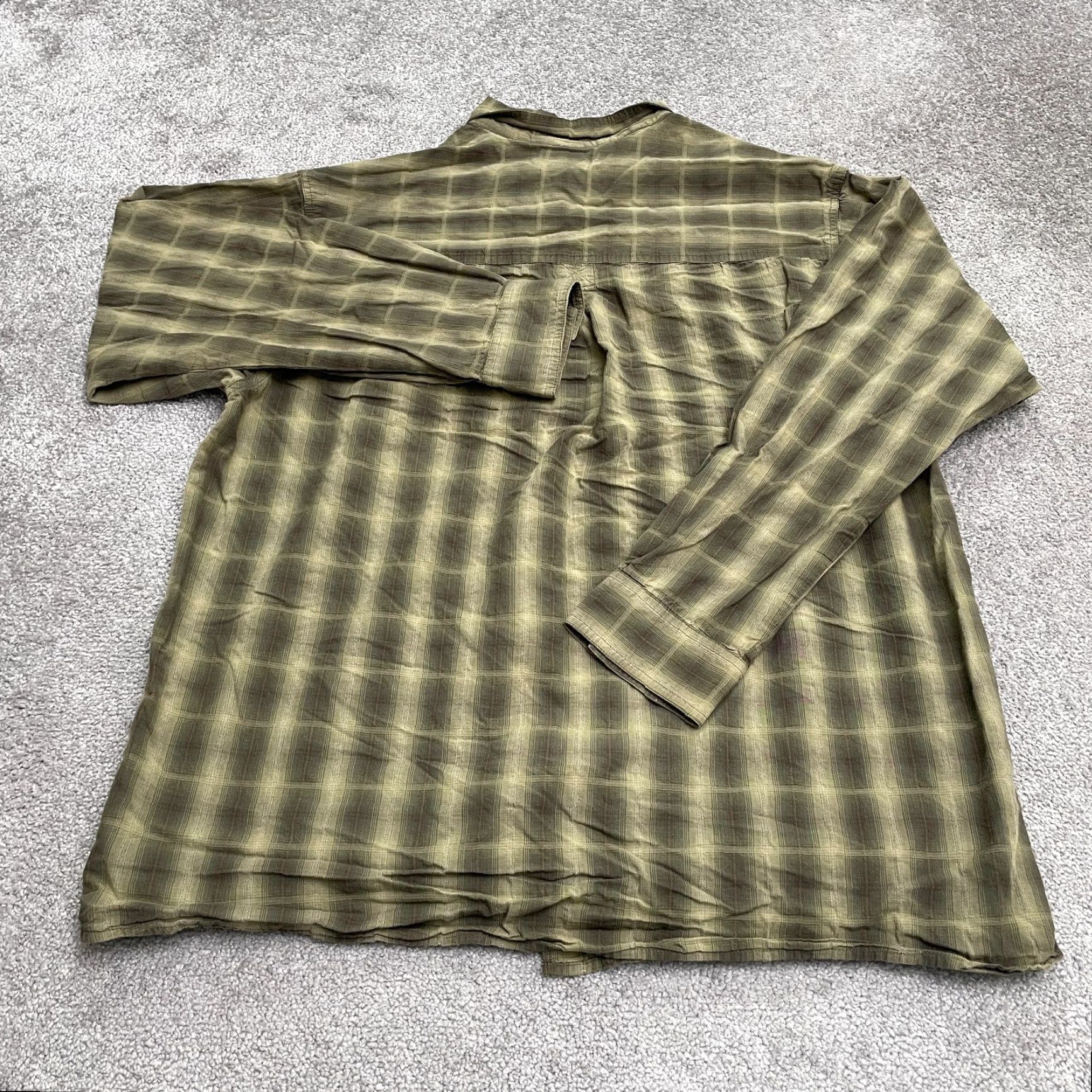 Vintage VINTAGE Columbia River Lodge Shirt Mens L Green Plaid Long Sleeve Size US L / EU 52-54 / 3 - 2 Thumbnail