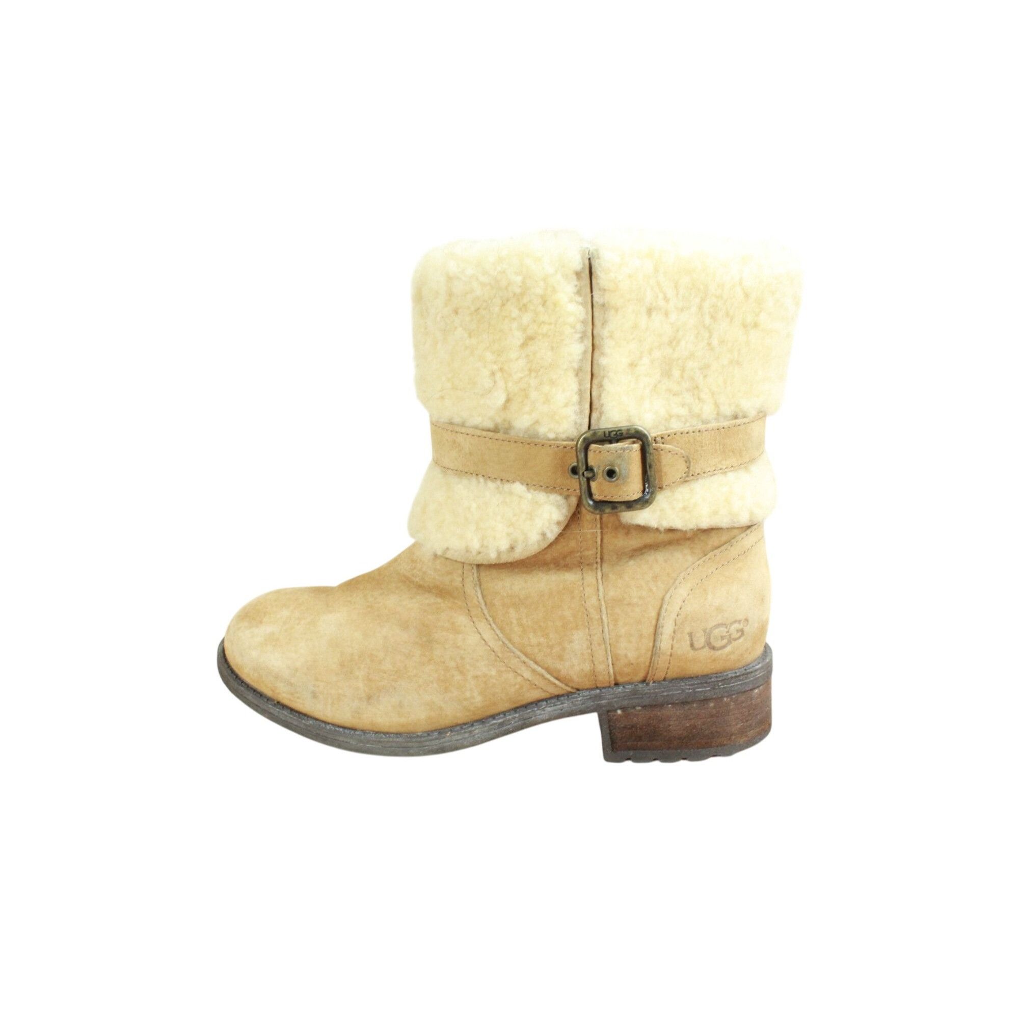Ugg UGG Women’s Blayre II Tan Suede Fleece Boots Size 7 Size US 7 / IT 37 - 1 Thumbnail