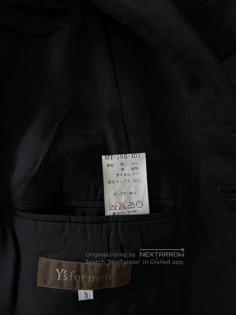 Yohji Yamamoto Yohji Yamamoto 2000AW Wool Linen Blazer jacket Size US L / EU 52-54 / 3 - 7 Thumbnail