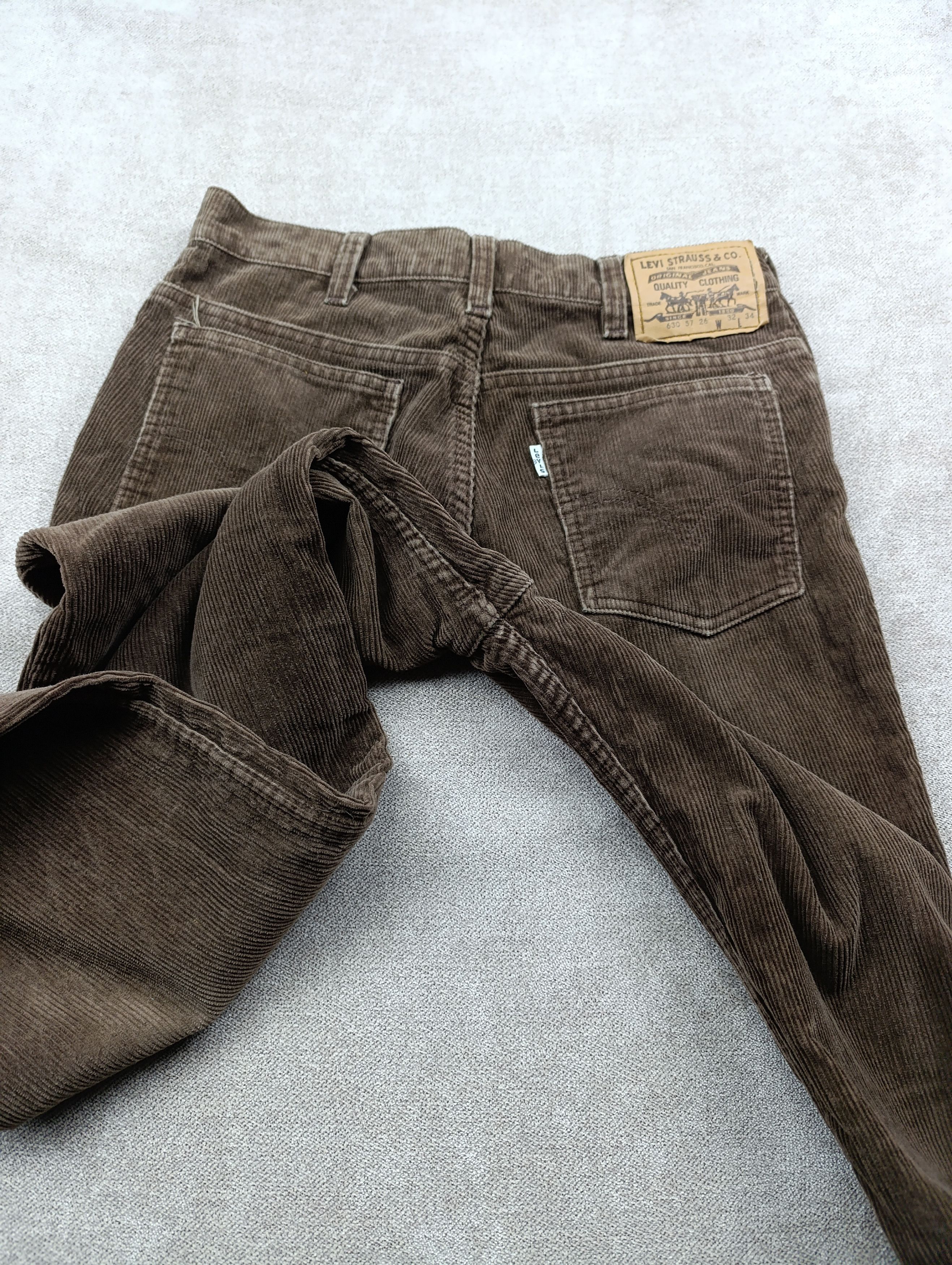 Levi's Vintage Clothing Vintage 70s Levi’s 630 Corduroy Pants Brown Made in France Size US 32 / EU 48 - 6 Thumbnail
