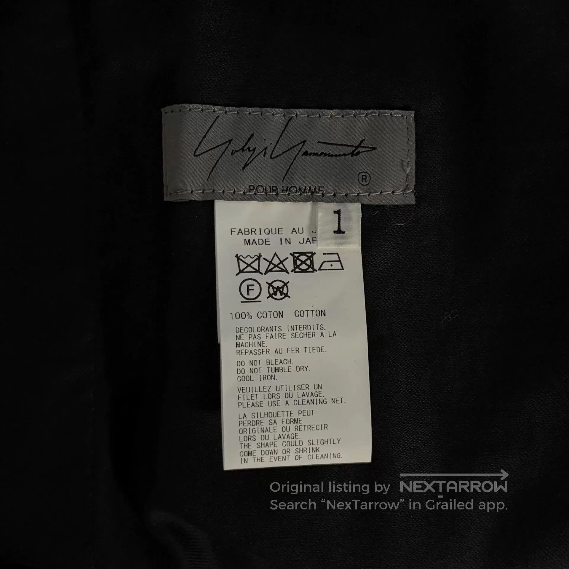 Yohji Yamamoto Yohji Yamamoto Kie Print Long Pants. Size US 27 - 5 Thumbnail