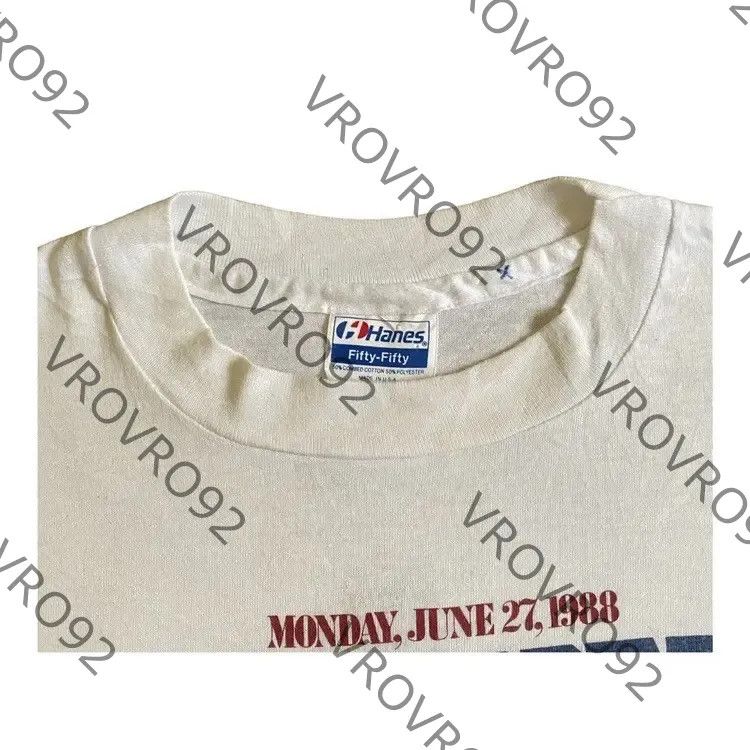 Vintage VERY RARE / Mike Tyson/ Michael Sprinks / 1988 Vintage Tee Size US L / EU 52-54 / 3 - 8 Thumbnail