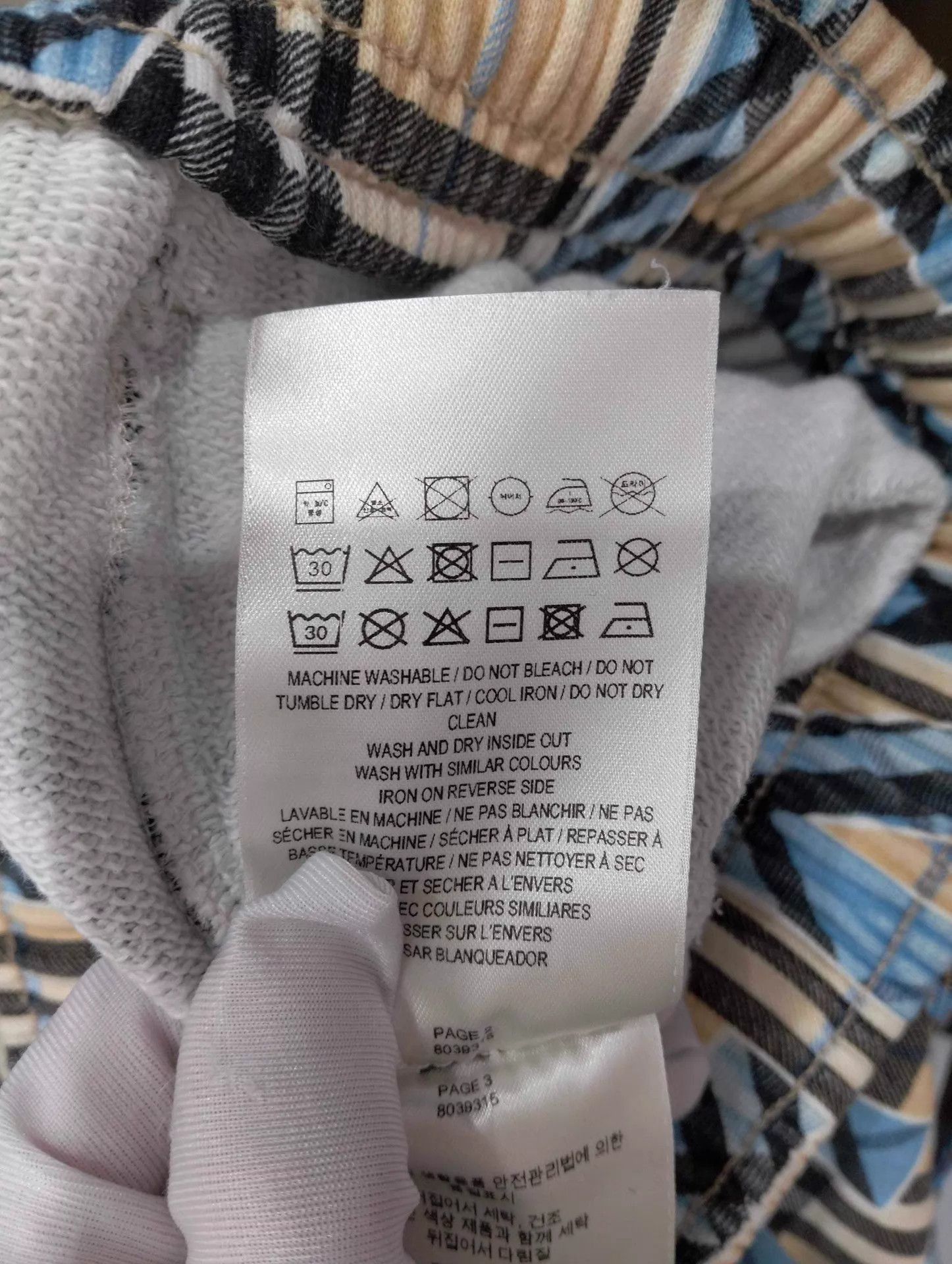 Burberry Multi Colored Printed Drawstring Shorts Size US 32 / EU 48 - 6 Thumbnail
