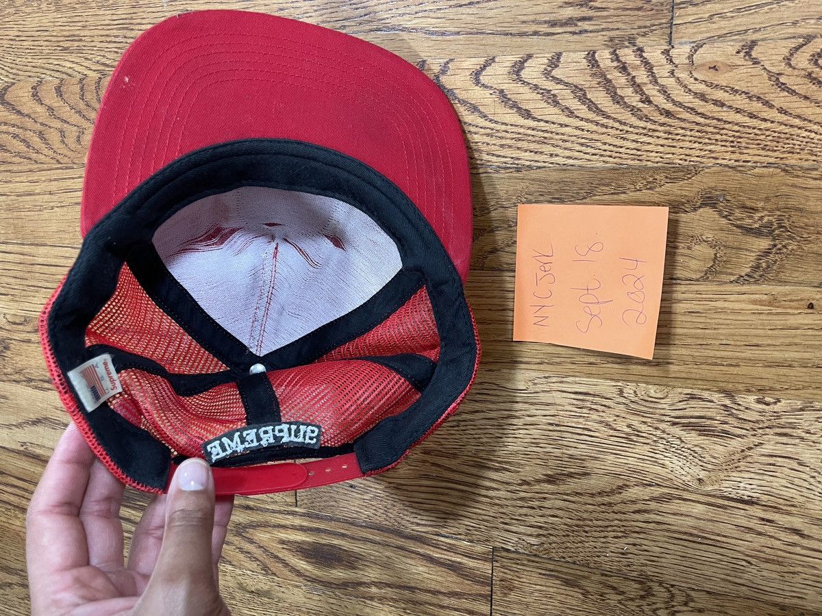 Supreme Supreme King Alpha Queen Omega Trucker Hat Cap Red Size ONE SIZE - 7 Thumbnail