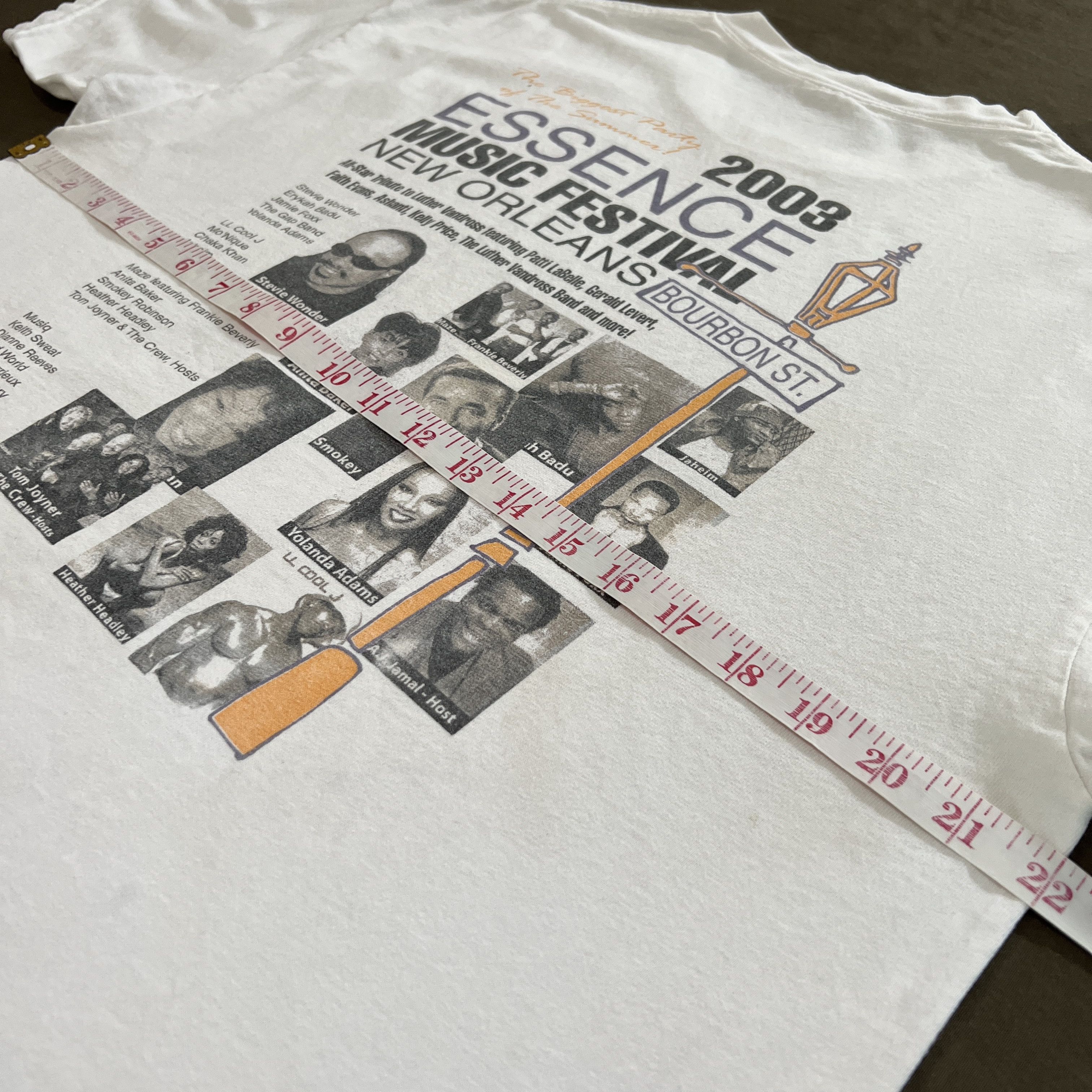 Band Tees 2003 Essence Festival R&B Erykah Badu Ll Cool J Mo'Nique Size US L / EU 52-54 / 3 - 16 Thumbnail