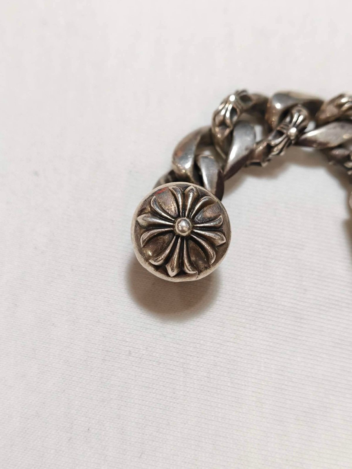 Chrome Hearts Chrome Hearts Dagger ID Bracelet Fancy Links Size ONE SIZE - 6 Thumbnail