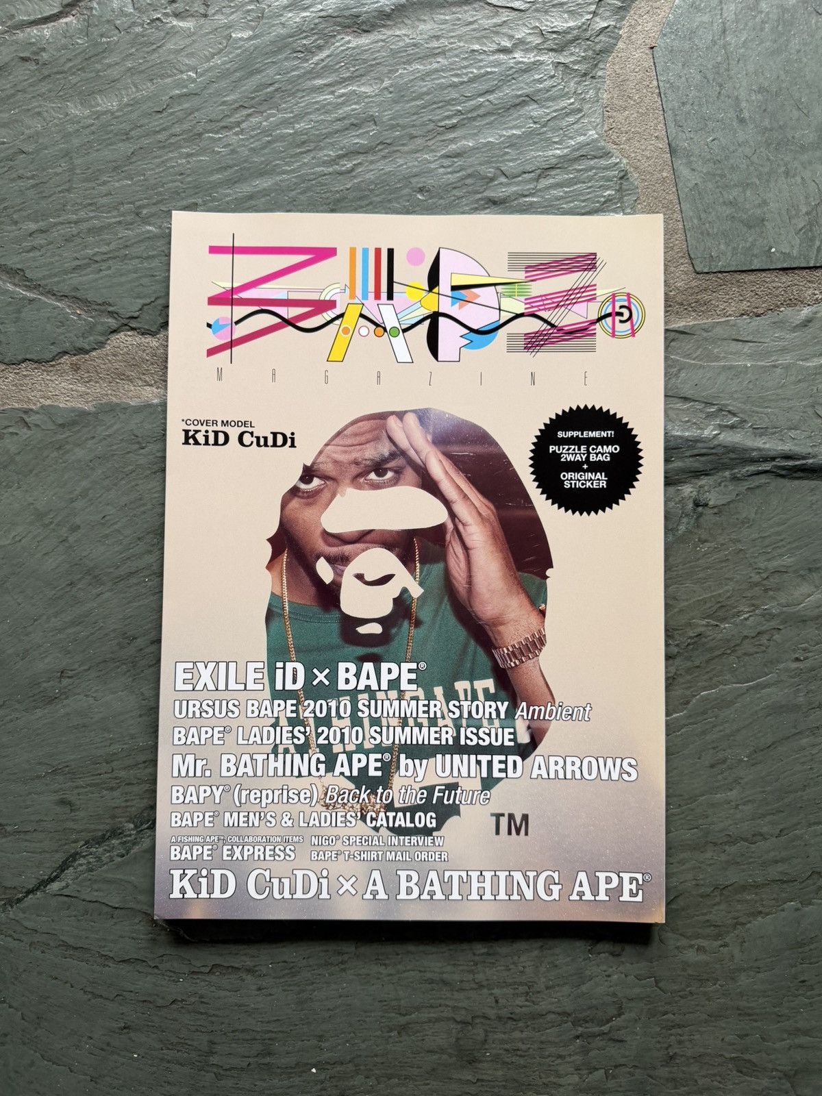 Bape Bape Kid Cudi 2010 Summer Collection EMOOK Magazine Size ONE SIZE - 1 Thumbnail