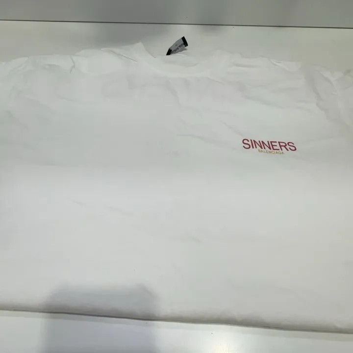 Balenciaga Balenciaga Balenciaga Logo Print Cotton TShirt -2507 Size US XS / EU 42 / 0 - 6 Thumbnail