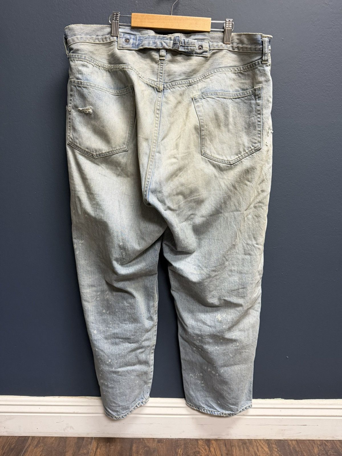 A.PRESSE a presse NO.37 bleach denim size 38 Size US 38 / EU 54 - 7 Thumbnail
